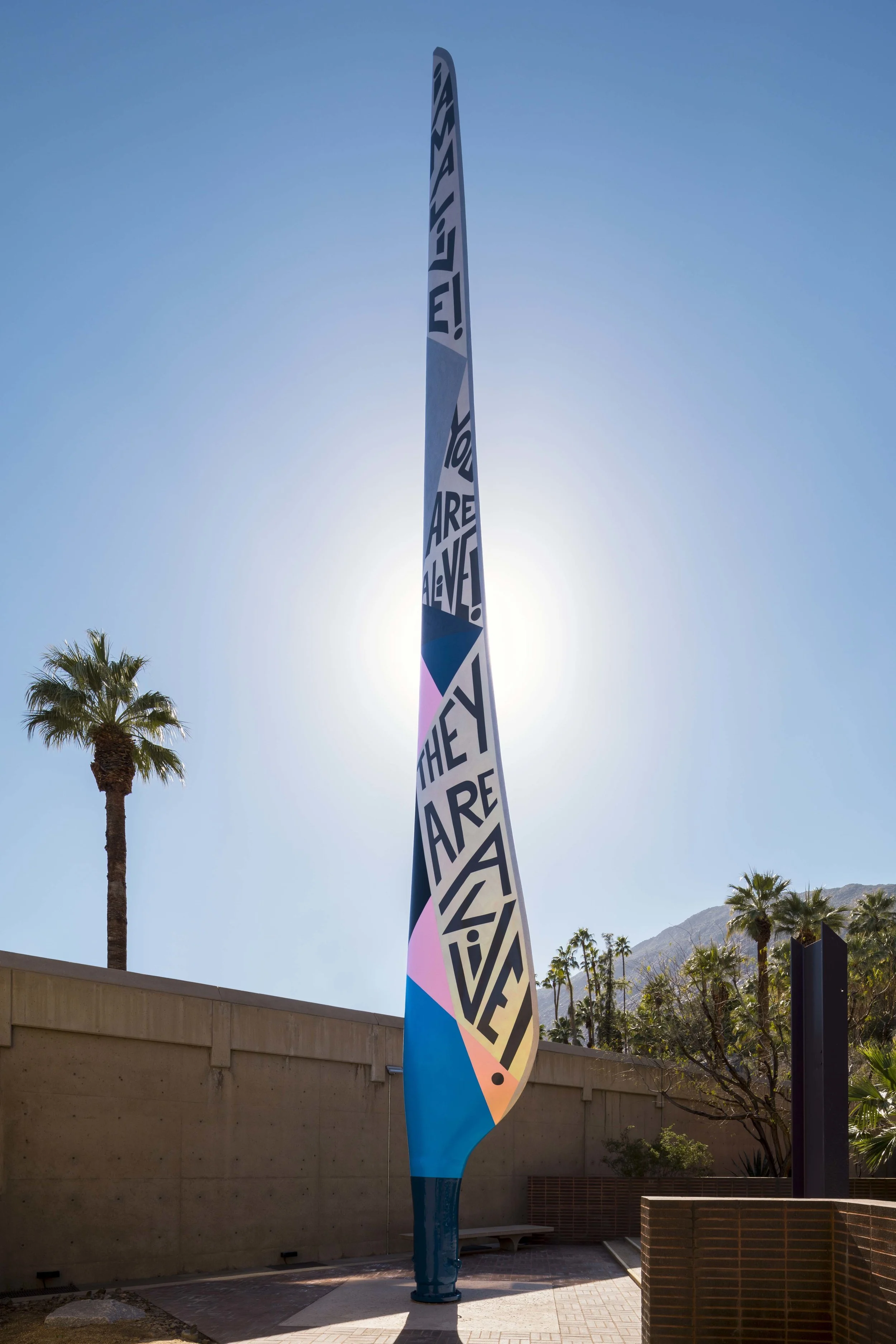 California desert - Desert X 2017 - Jeffrey Gibson