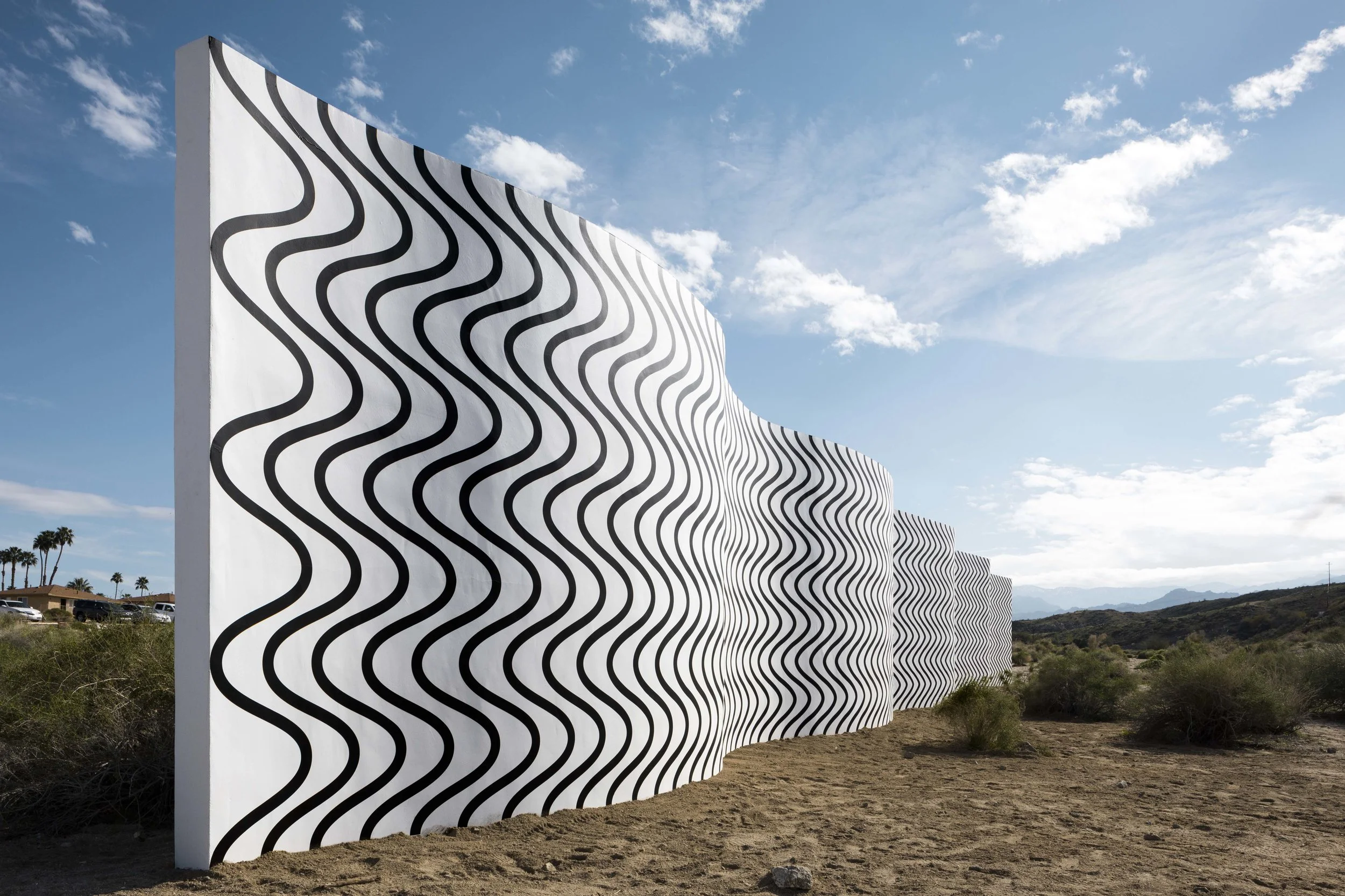 California desert - Desert X 2017 - Claudia Comte