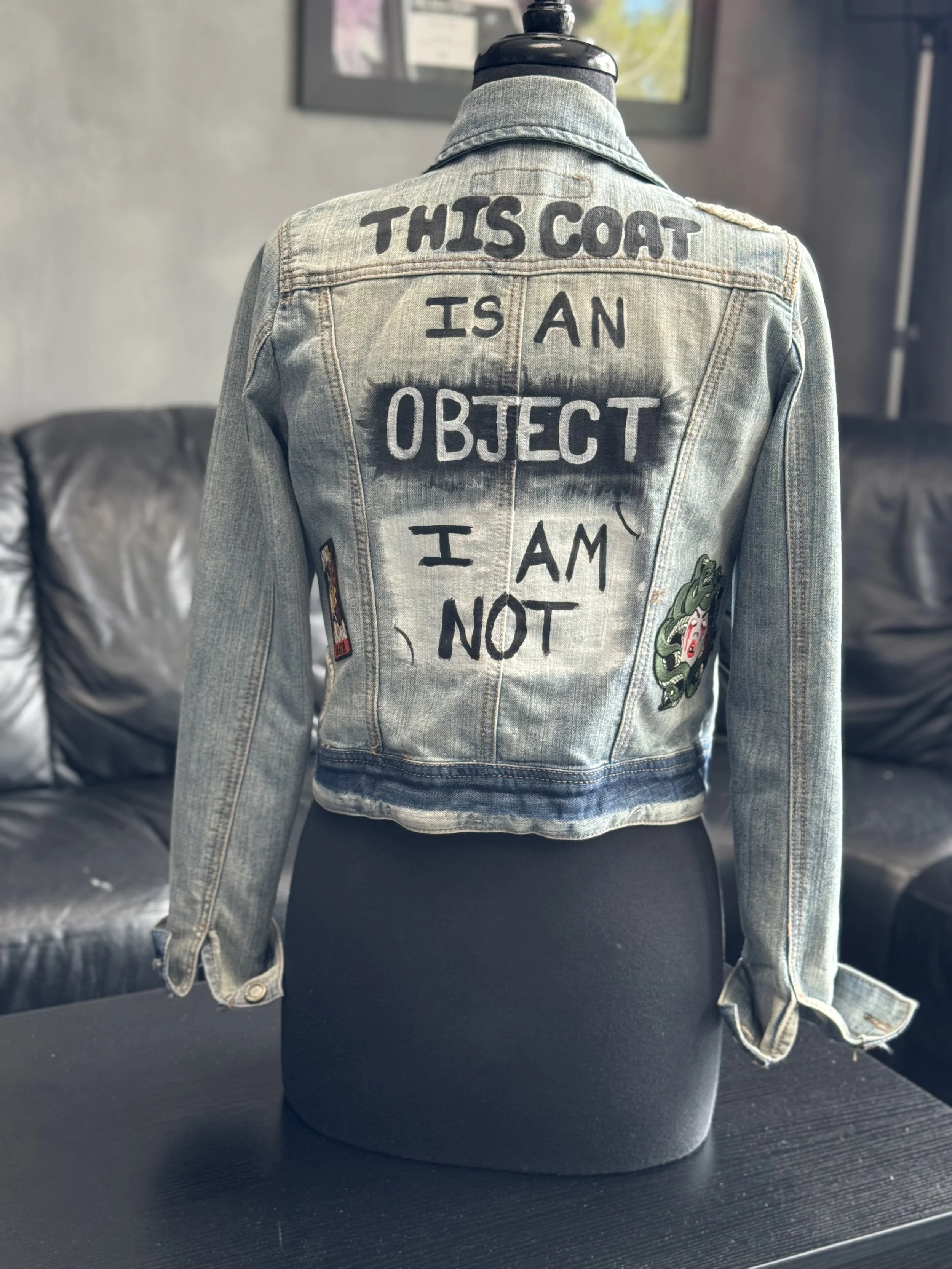 Not For Consumption Denim Jacket - Size MD