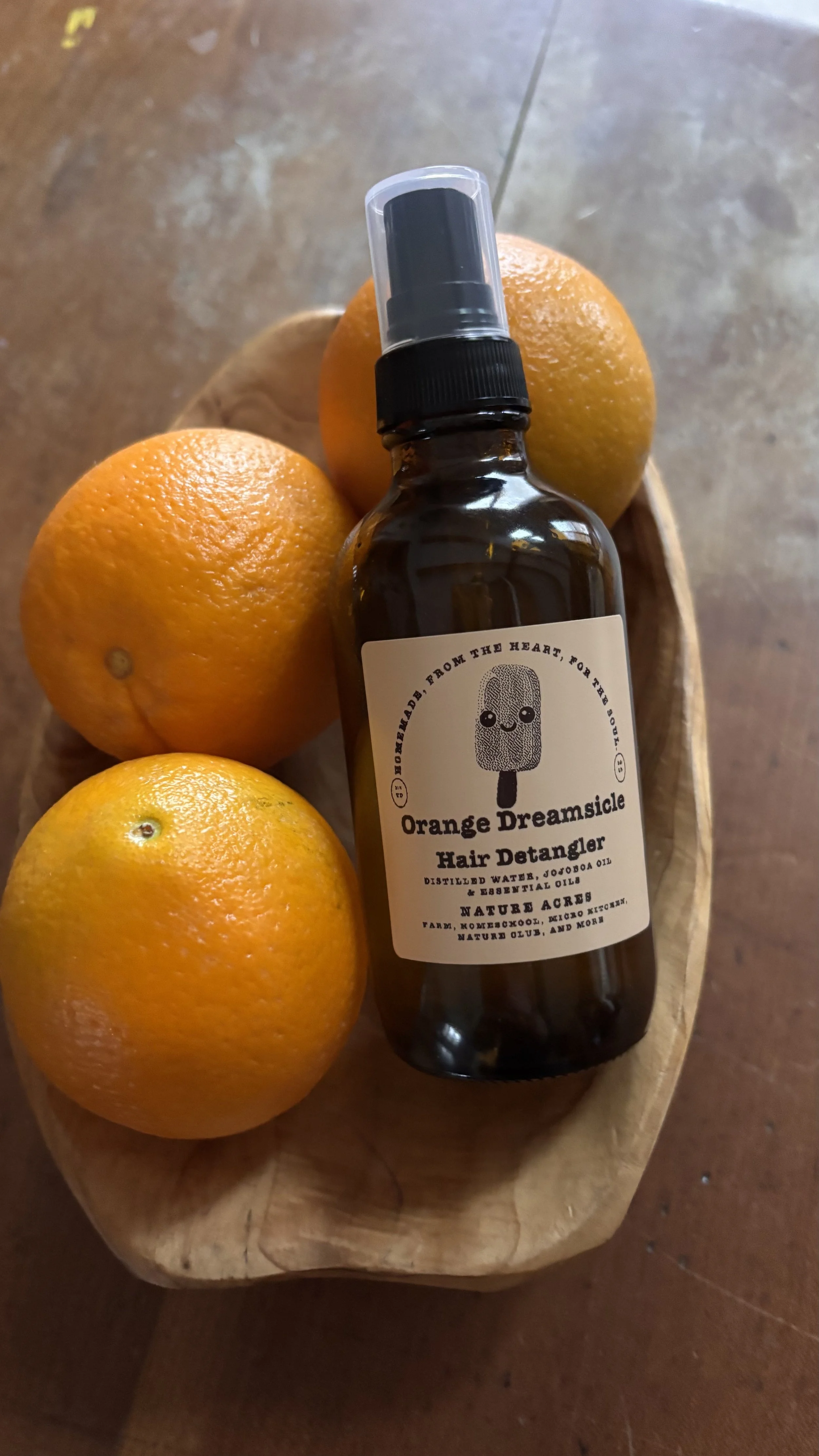 Orange Dreamsicle Hair Detangler