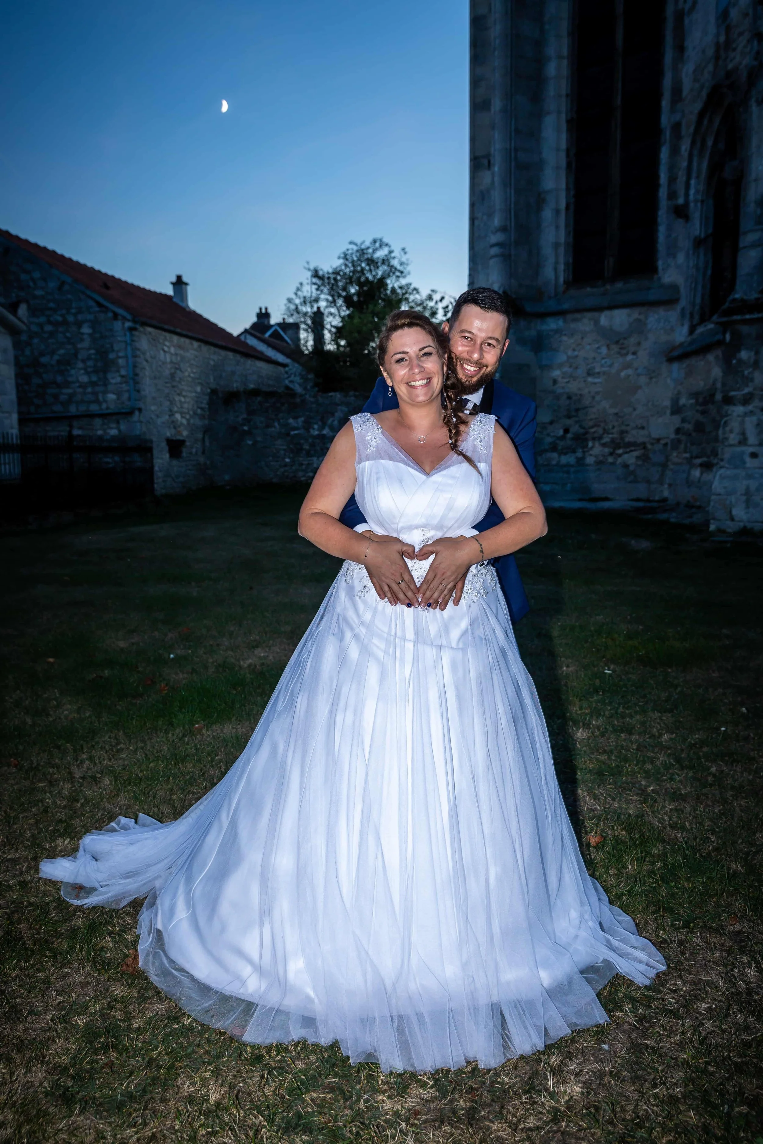 Mariage de Julie et Julien , nocturne , Picardie