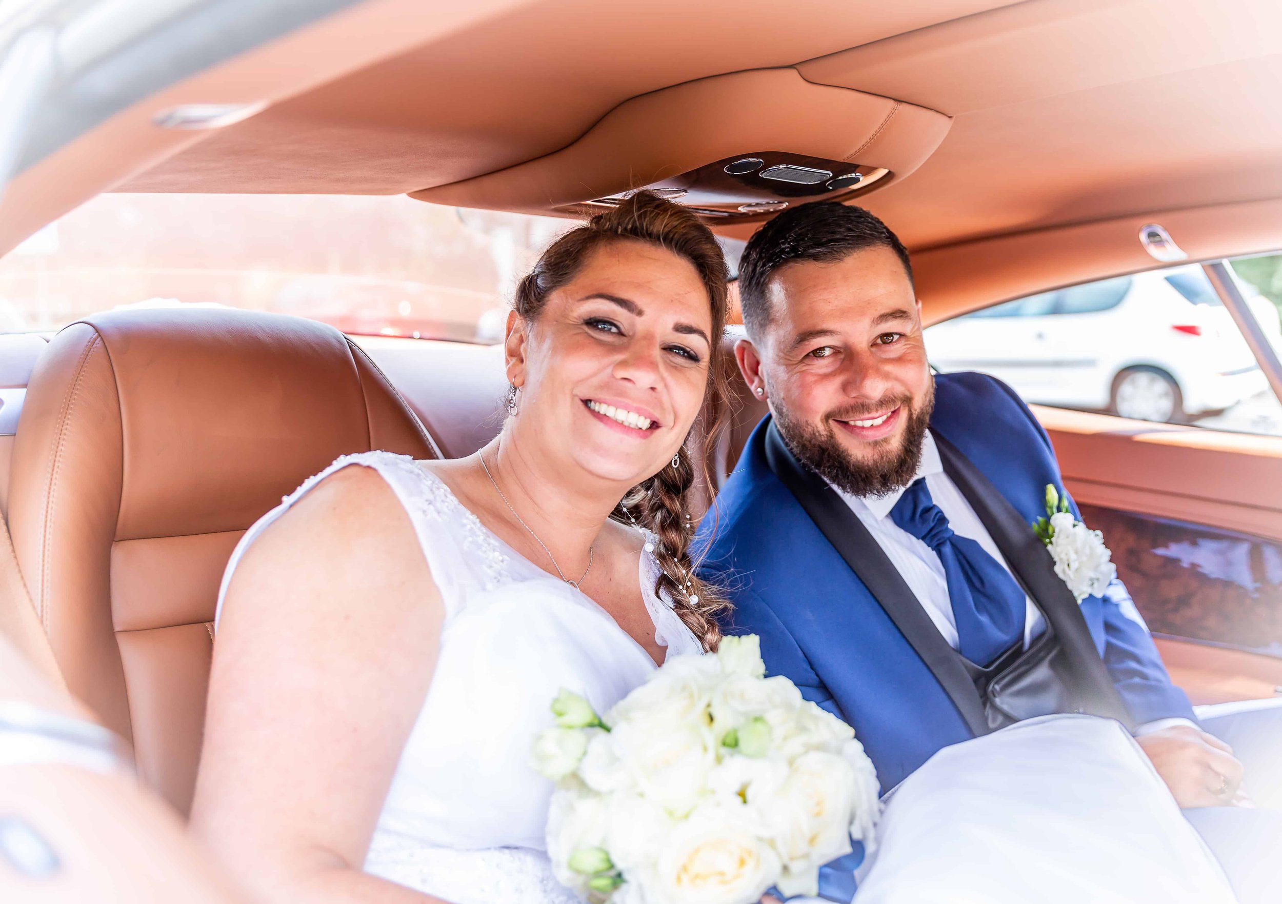 Mariage , In the car !