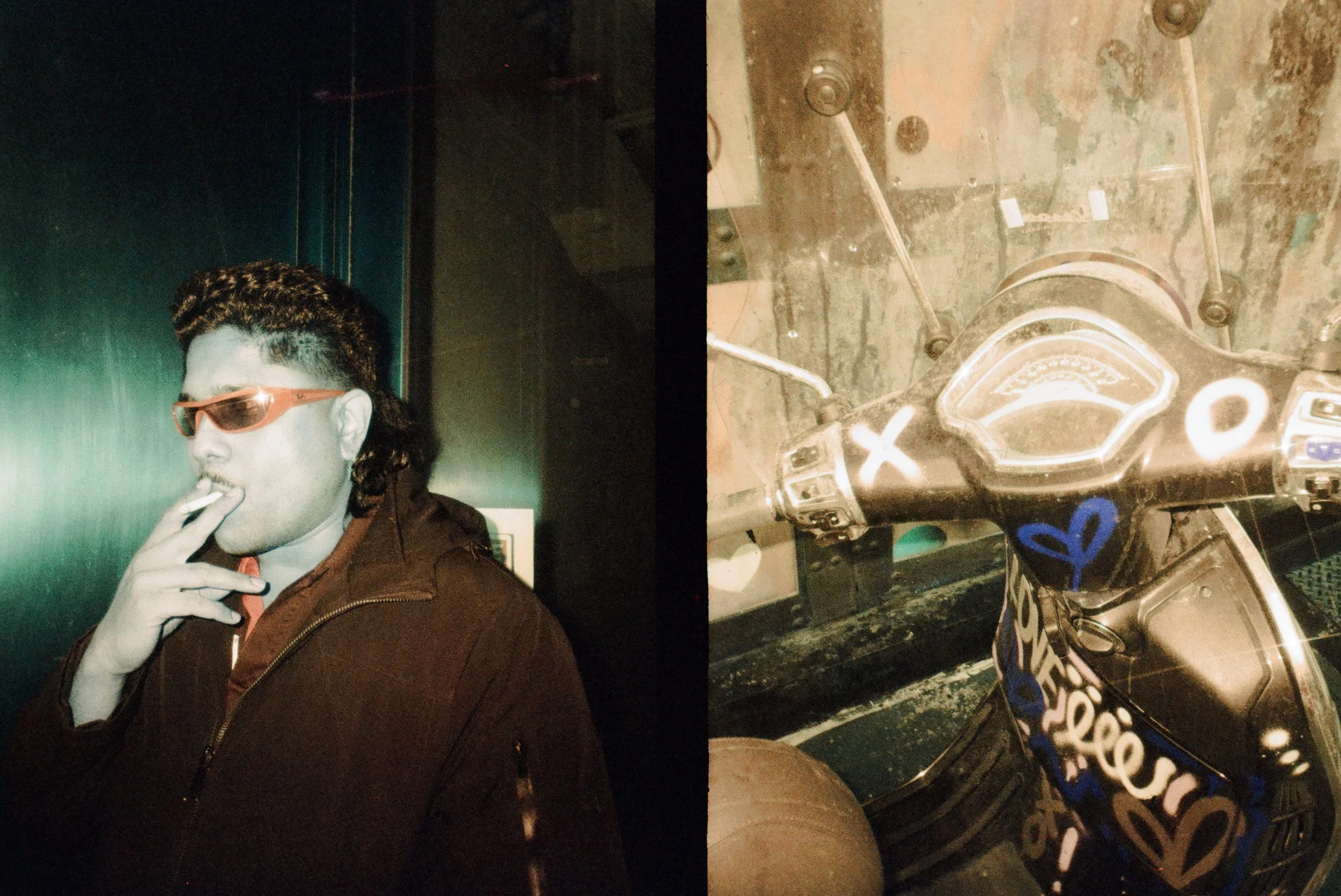This is an experimental series of improvised half-frame photographs shot in progression on a simple Kodak EKTAR H35N camera. Full freestyle — raw, spontaneous chaos, loosely pre-planned at times. My first year in the United States, captured on differ