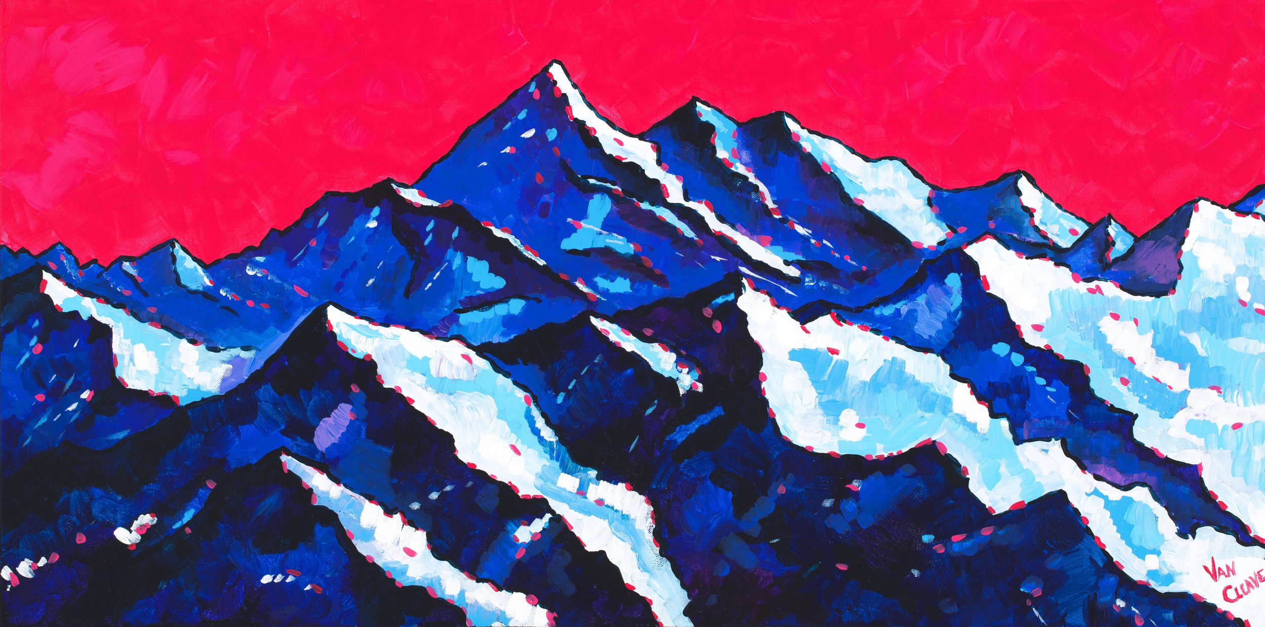 'Nepali Giants' | Original Painting | Chasing Winter Collection