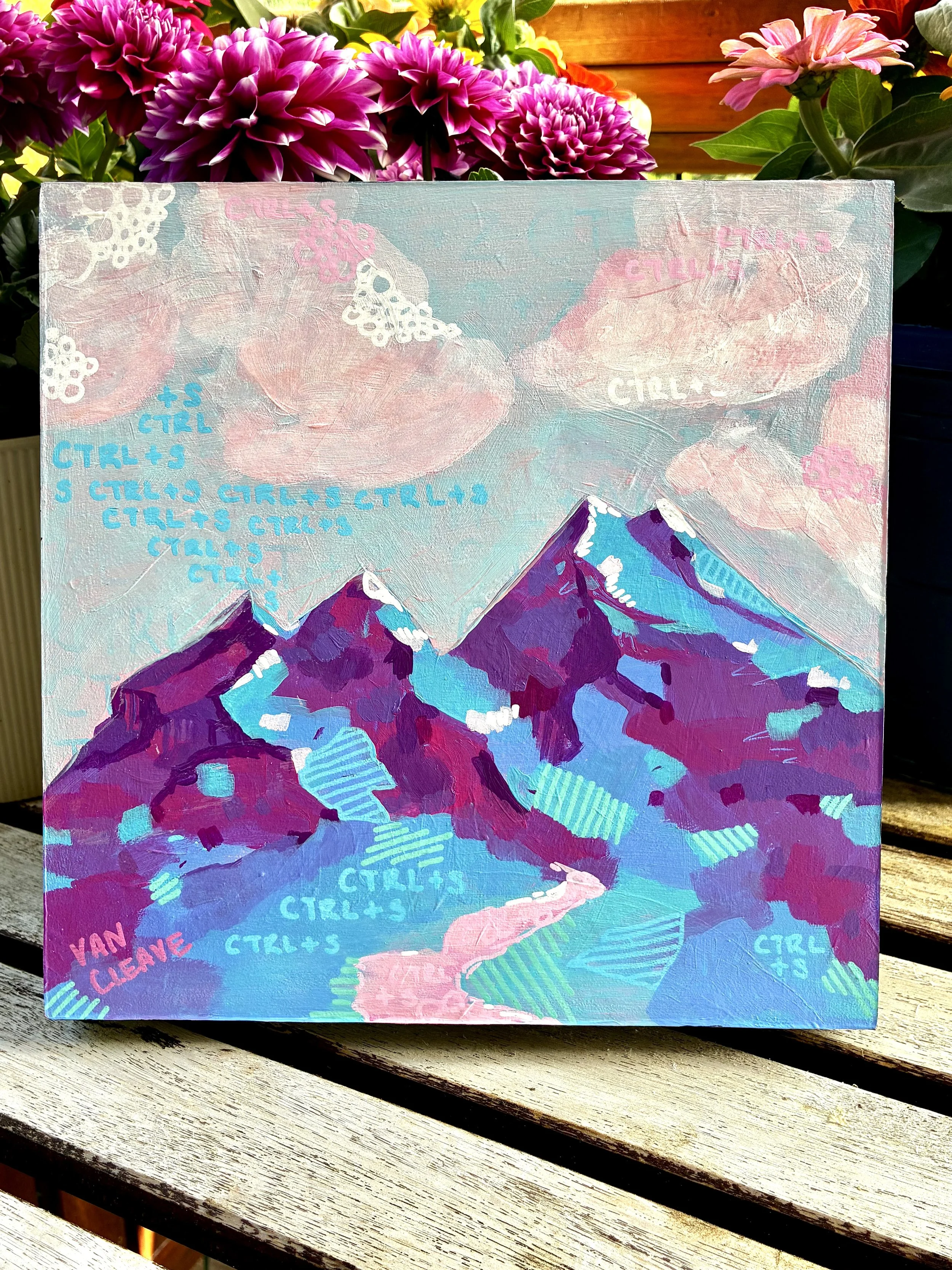 Mountain Memories Painting Outdoors Caley Van Cleave