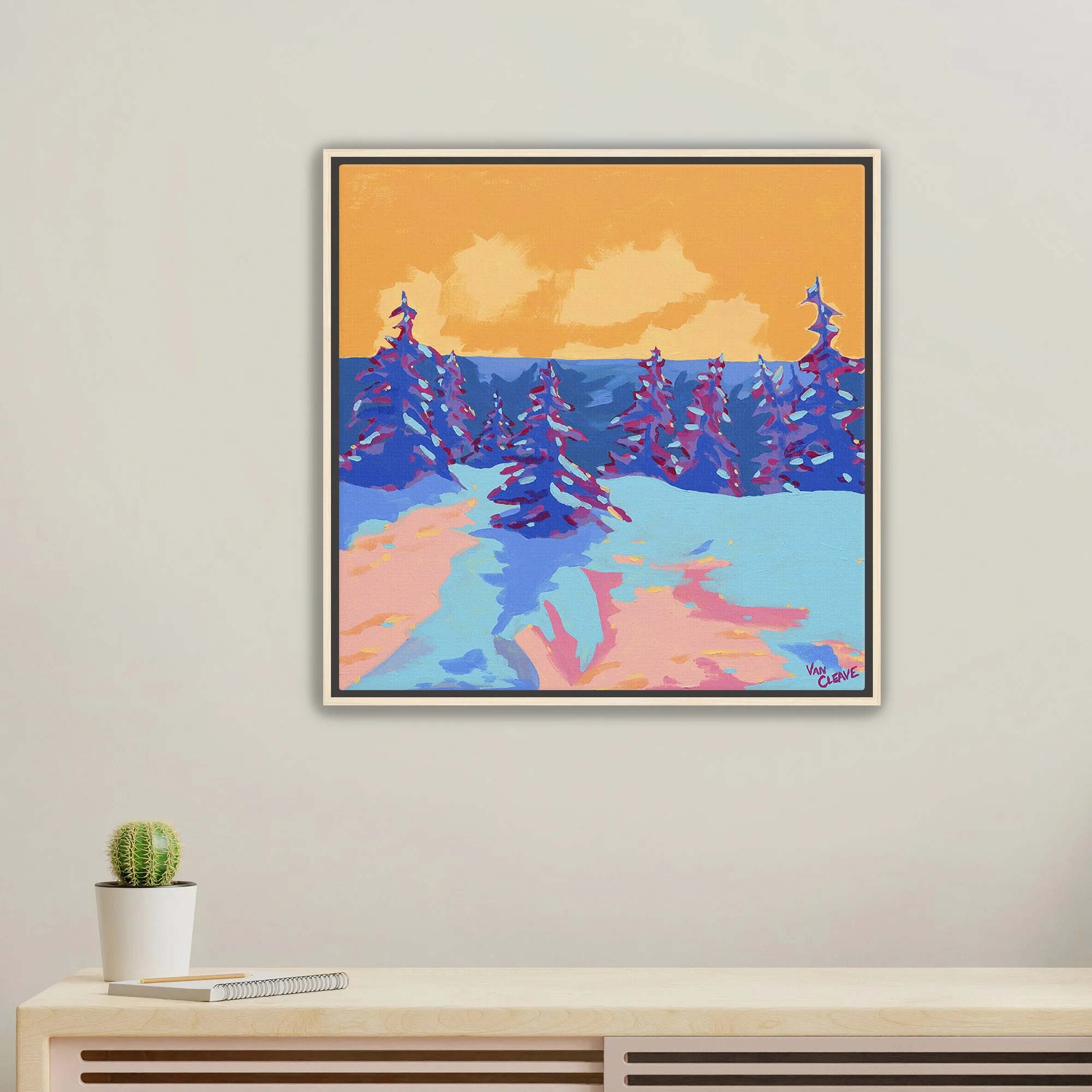 Sunset Nordic Ski Natural Wood Frame Website.jpg