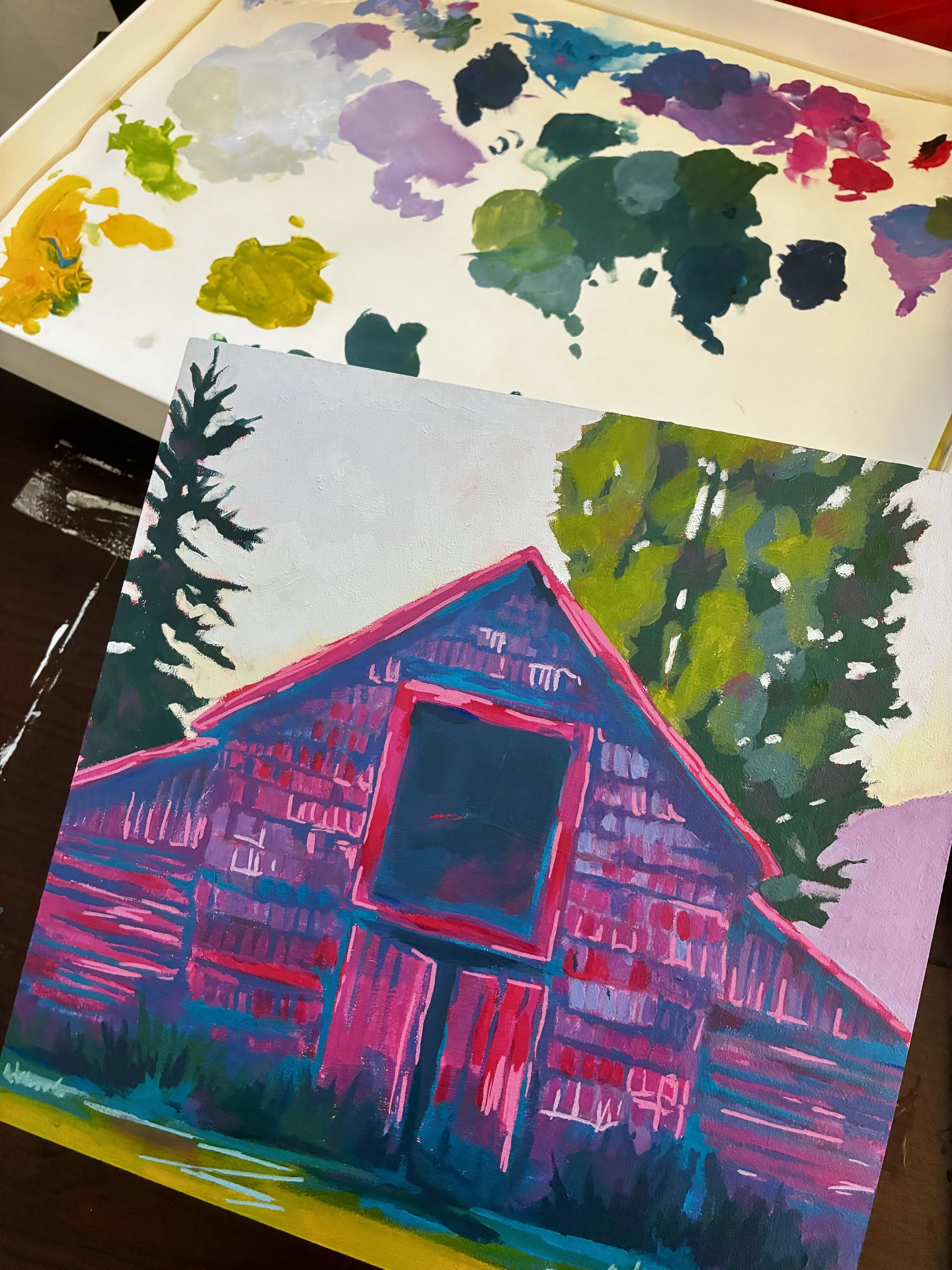 Glow on The Old Barn with Palette.jpeg