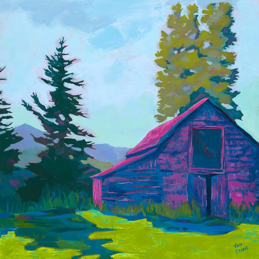 'Shade of the Summer Barn' | Art Print | Still Standing Collection