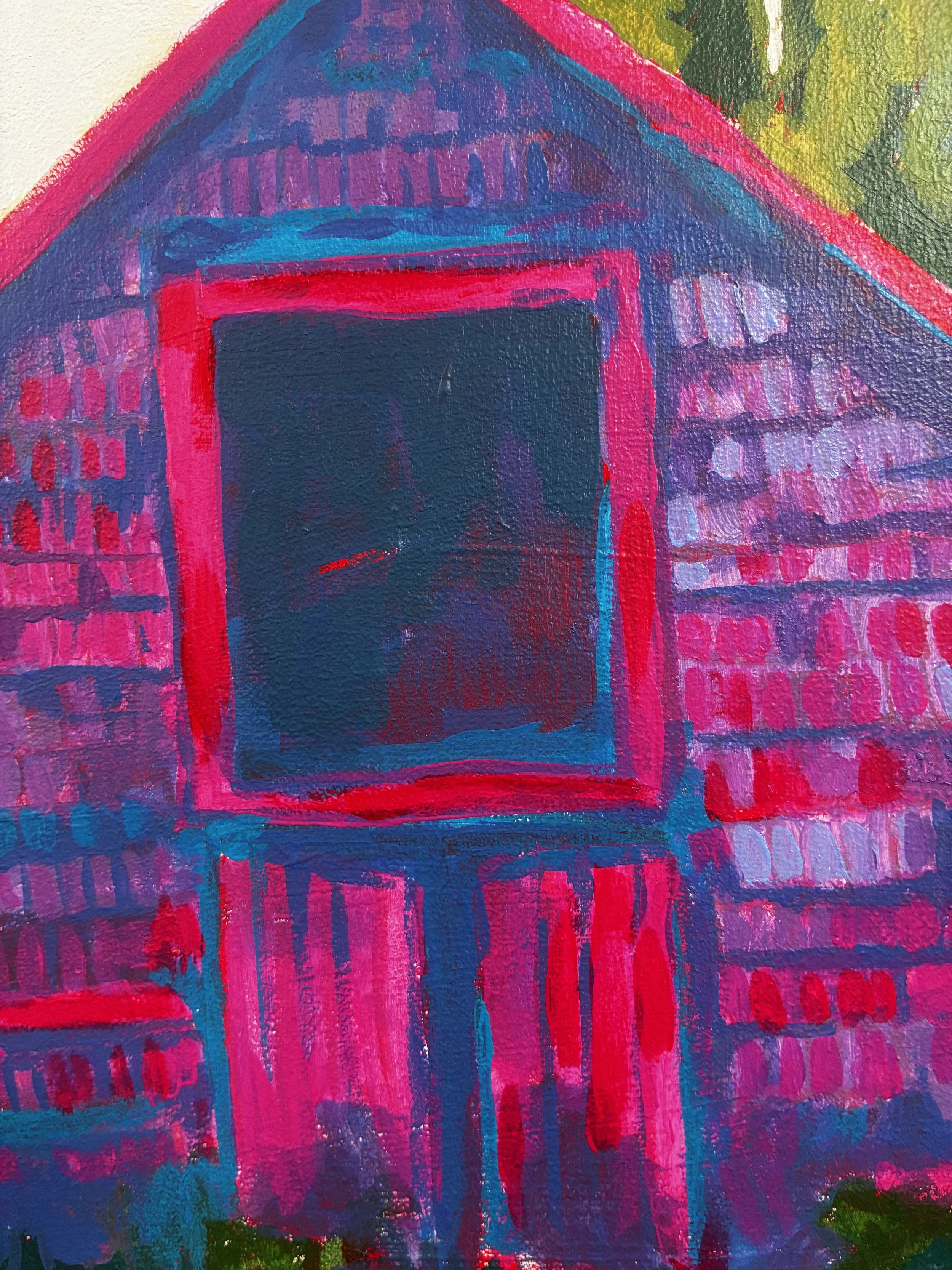 Close Up Barn Shade of The Summer Barn Painting.jpeg
