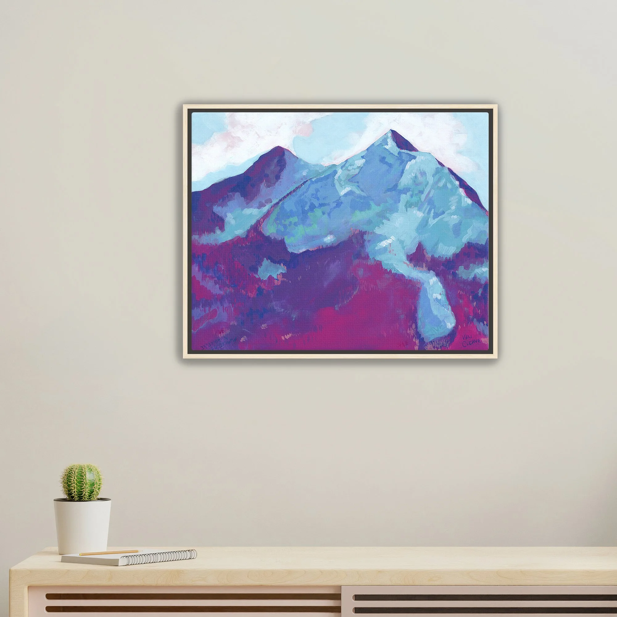 'Peak One of Tenmile Range Painting' | Canvas Art Print | Chasing Winter Collection