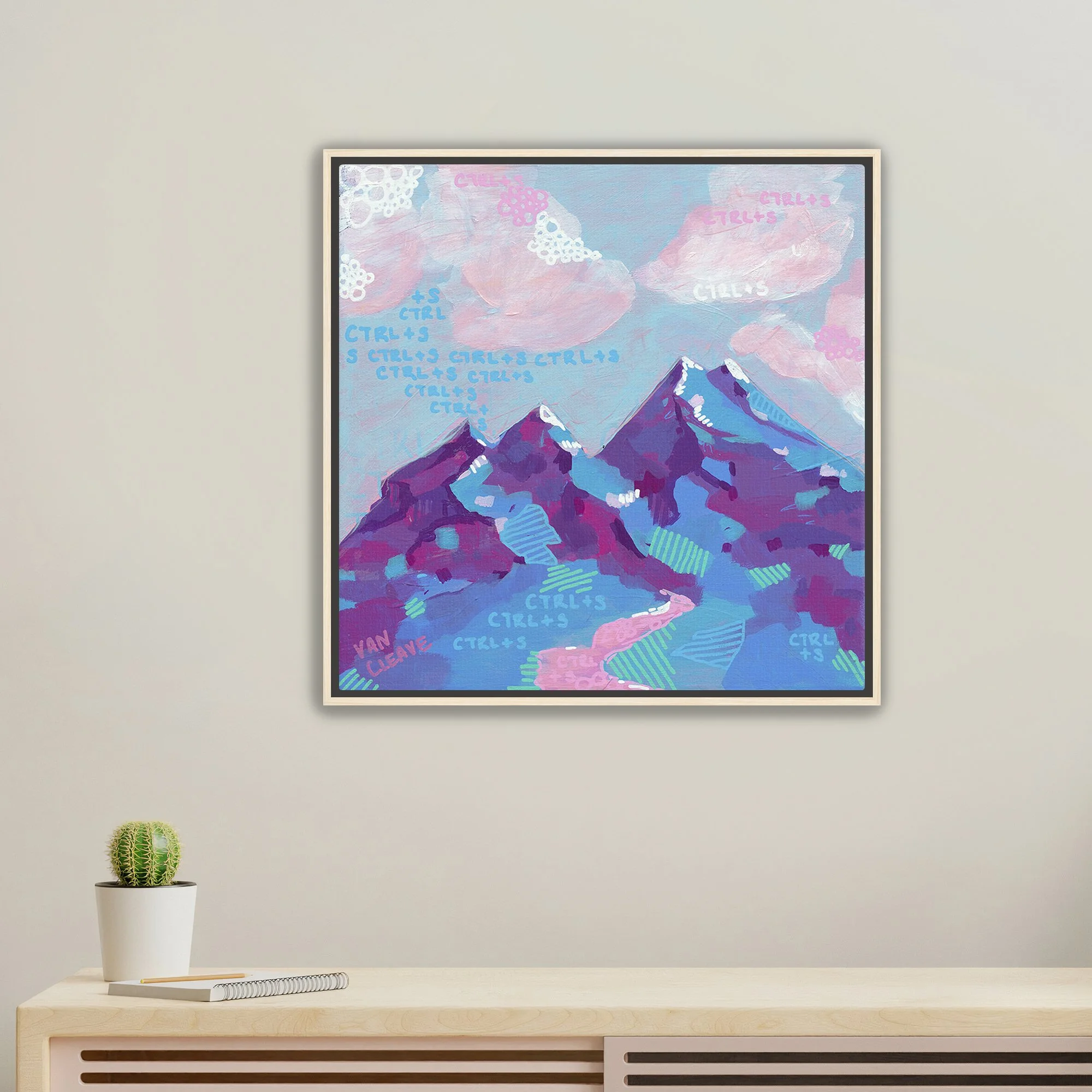 'Mountain Memories' | Canvas Art Print | Chasing Winter Collection