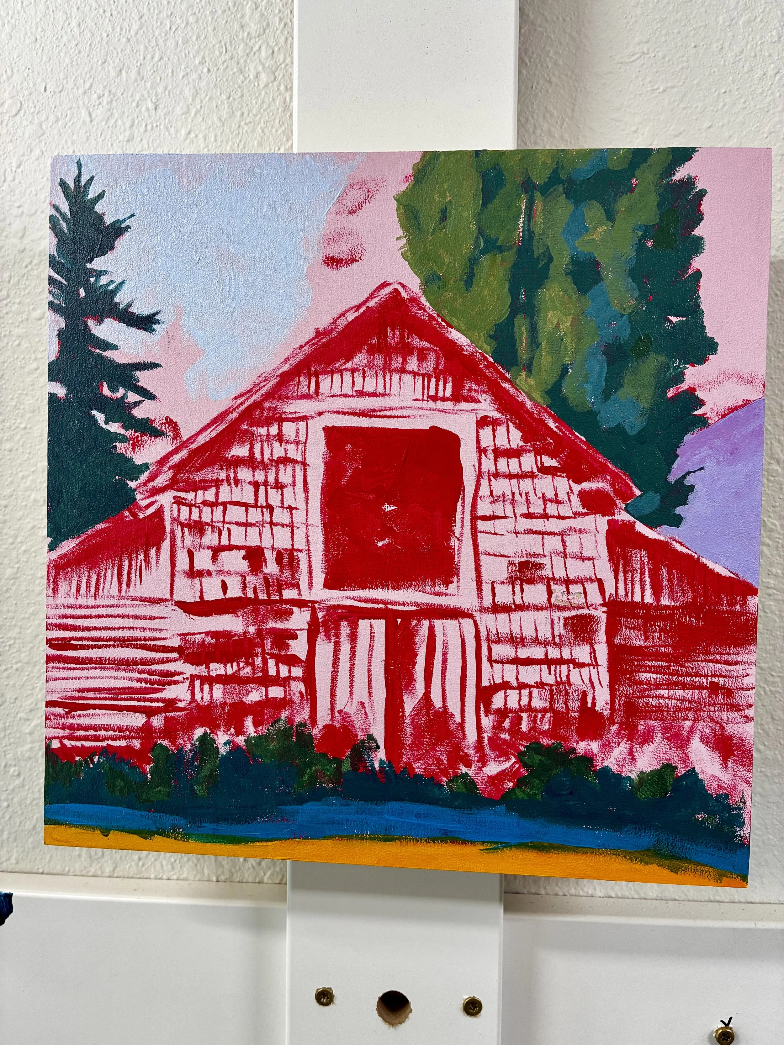 Second Layers of Foliage Glow On The Old Barn.jpeg