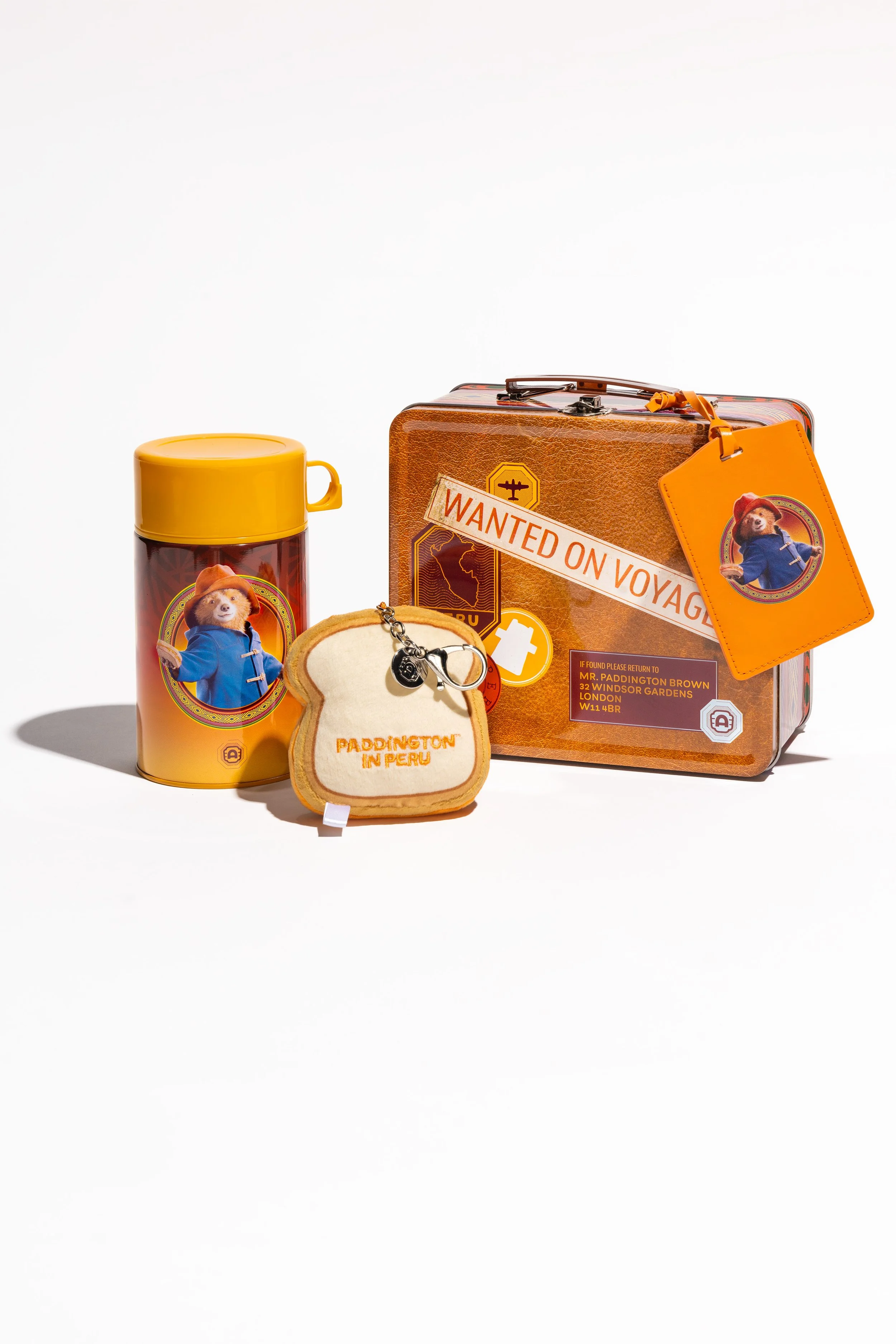Lunchbox, Thermos, and Squishable Keychain