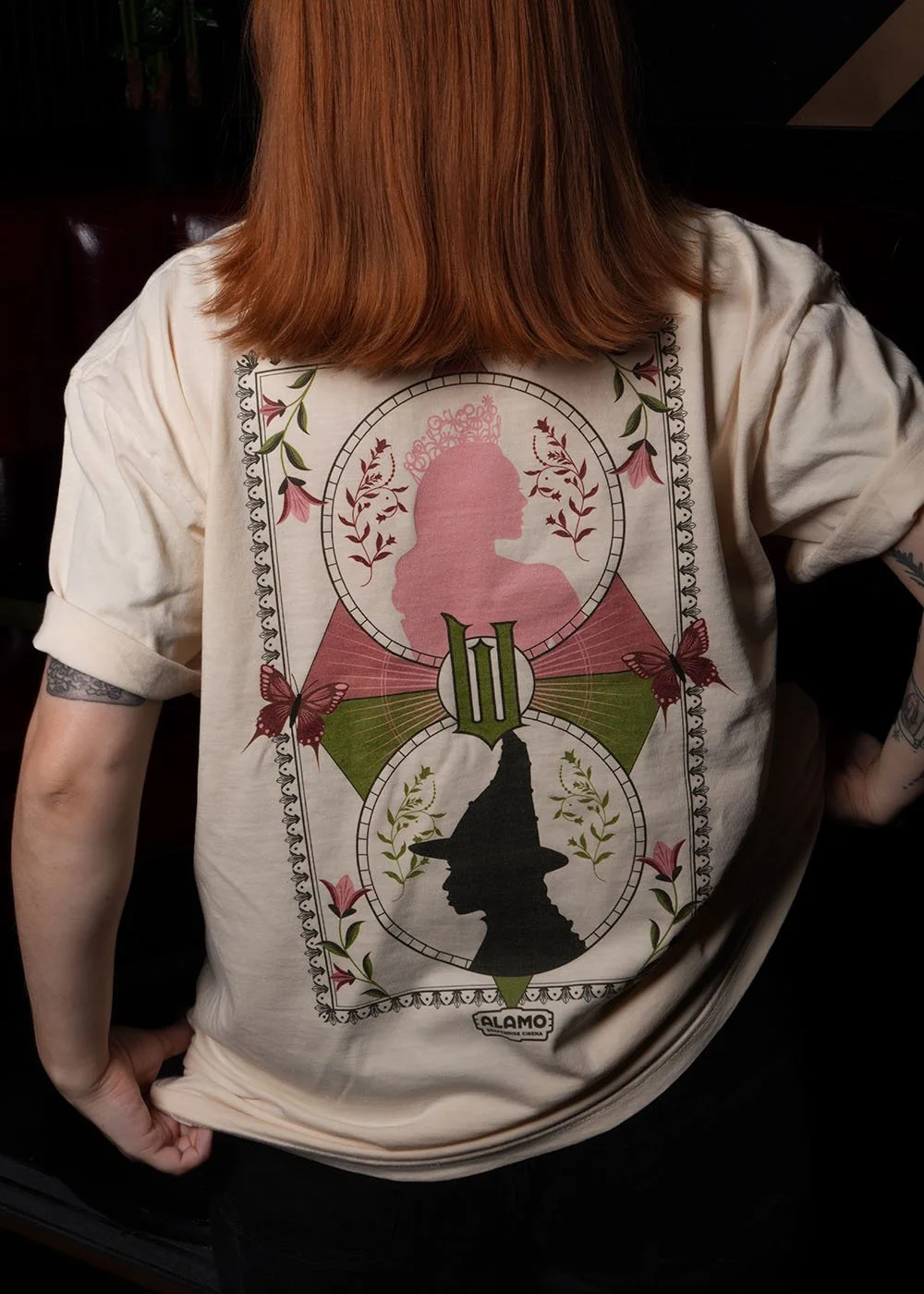 WICKED FOR GOOD T-Shirt in Cream - Back