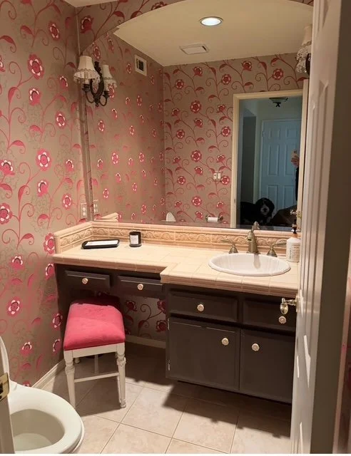 Before Powder Room Renovation