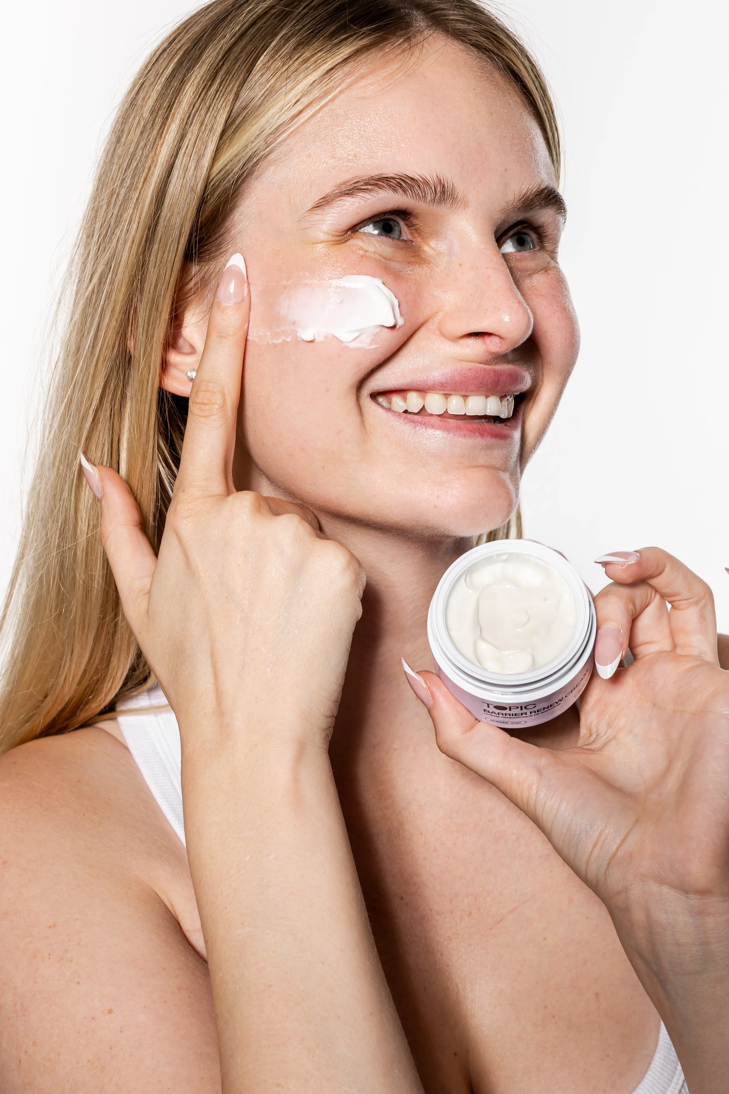 Skincare product photography in Toronto for a beauty brand featuring clean, editorial campaign visuals.