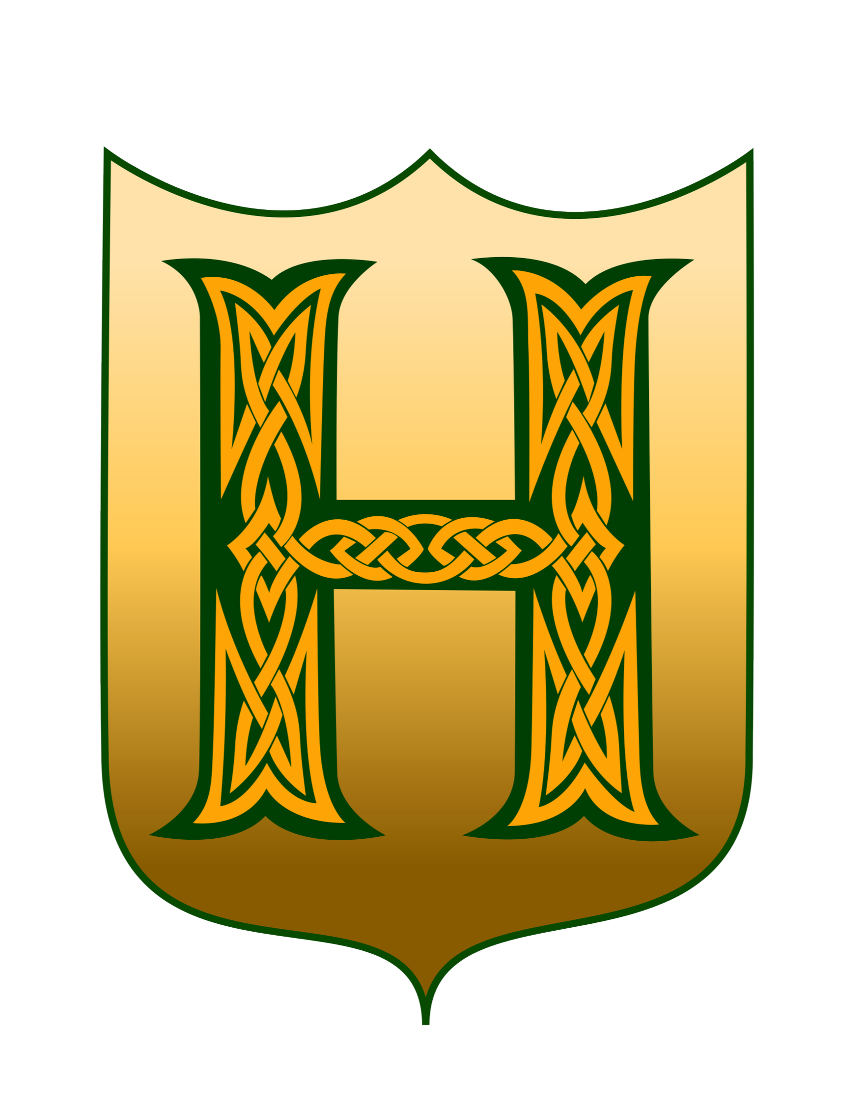 Illustration of the Hamlin School of Irish Dance Crest