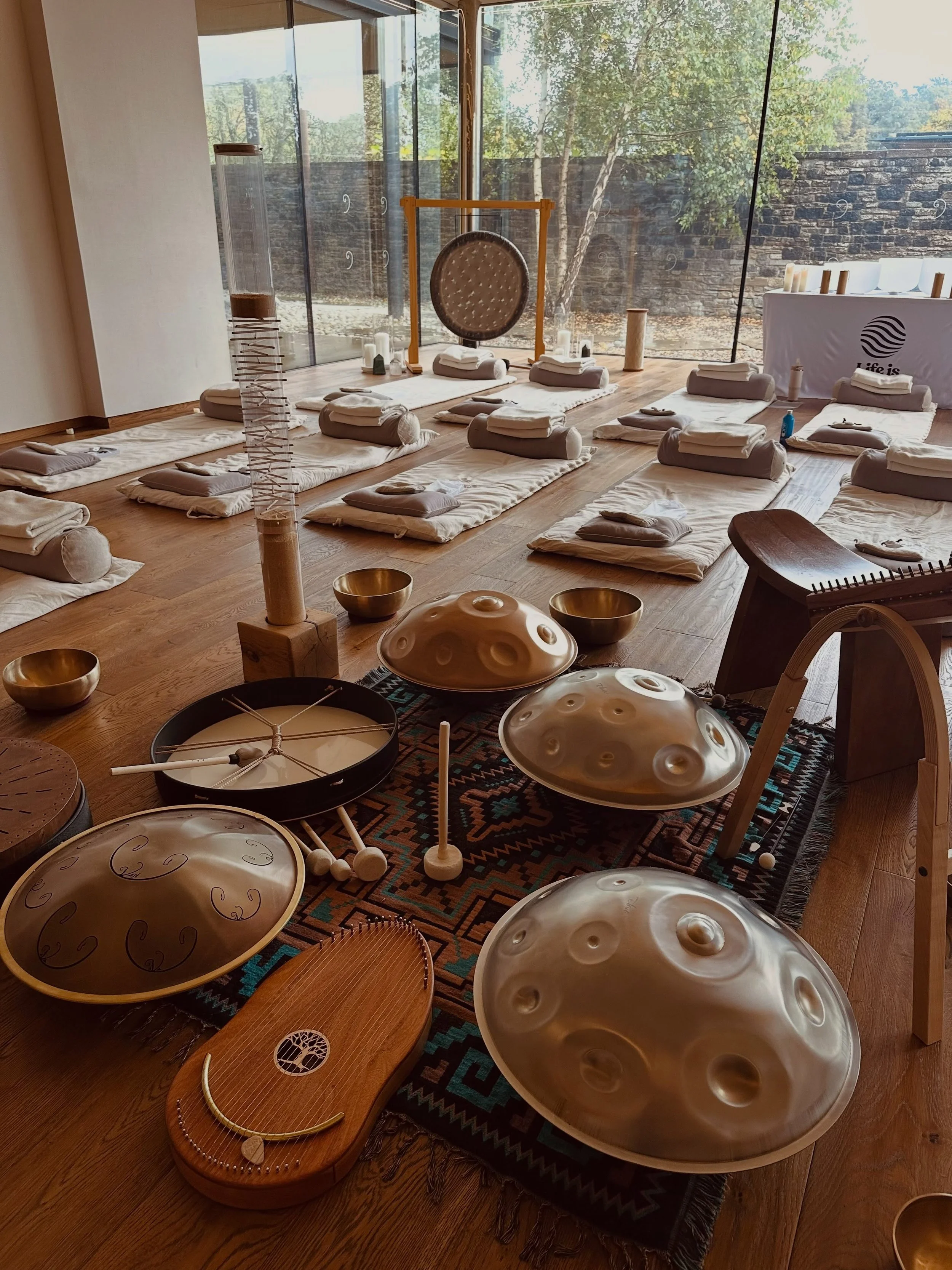 A glimpse into something very special. ✨

Last weekend marked a new chapter for Life Is Sound as we came together at Broughton Sanctuary for our very first Calm for Life retreat.

I&rsquo;ve long envisioned experiences beyond our sound baths. Space t