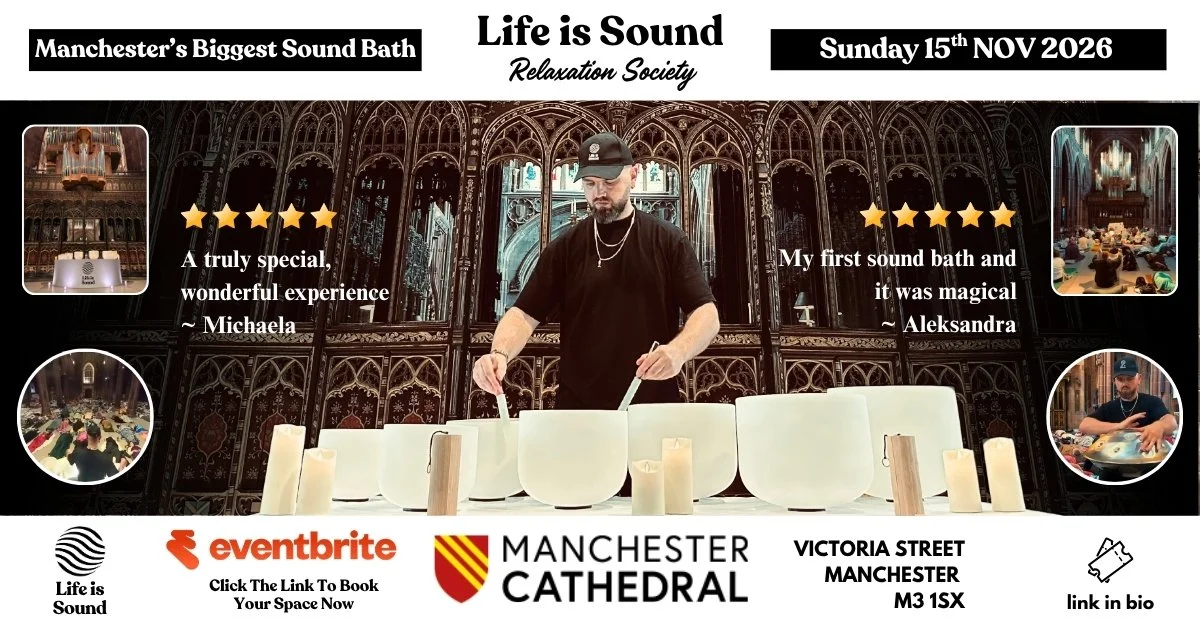 Manchester Cathedral life Is Sound November 15th