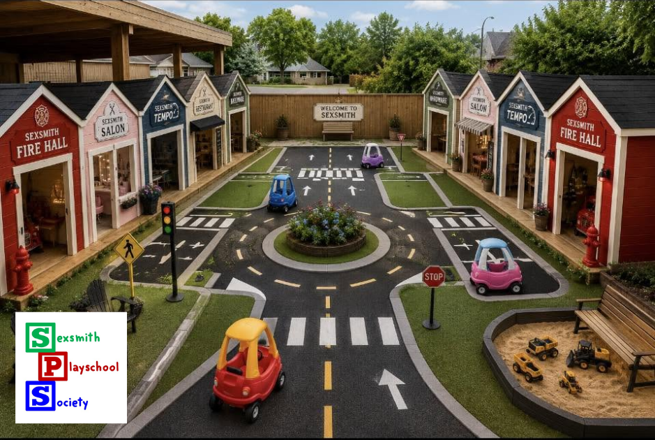 "Sexsmith Playschool Society Mini Town Playhouse Project"