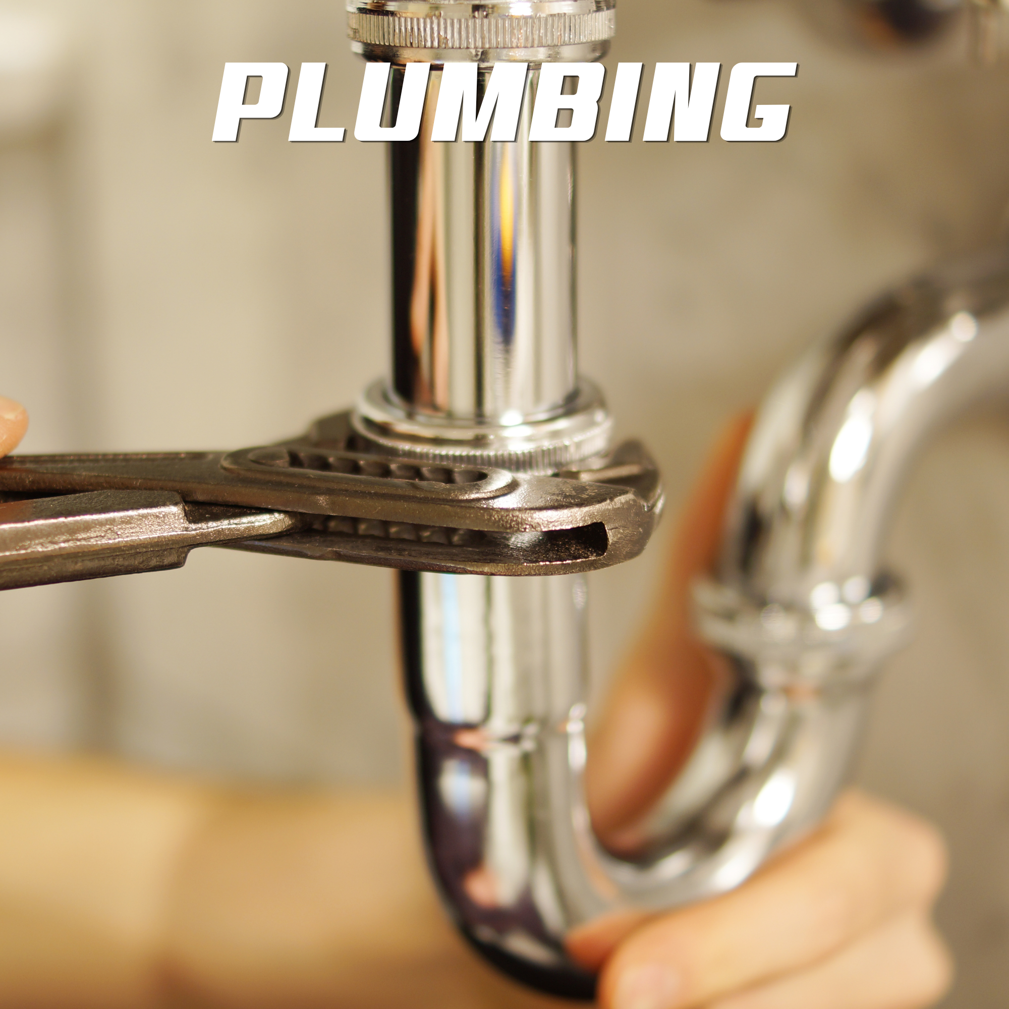 Close-up of a plumbing valve with metallic parts and a hand turning a handle in a plumbing system.