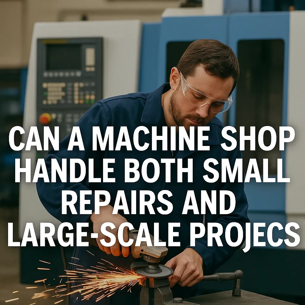 Can a Machine Shop Handle Both Small Repairs and Large-Scale Projects