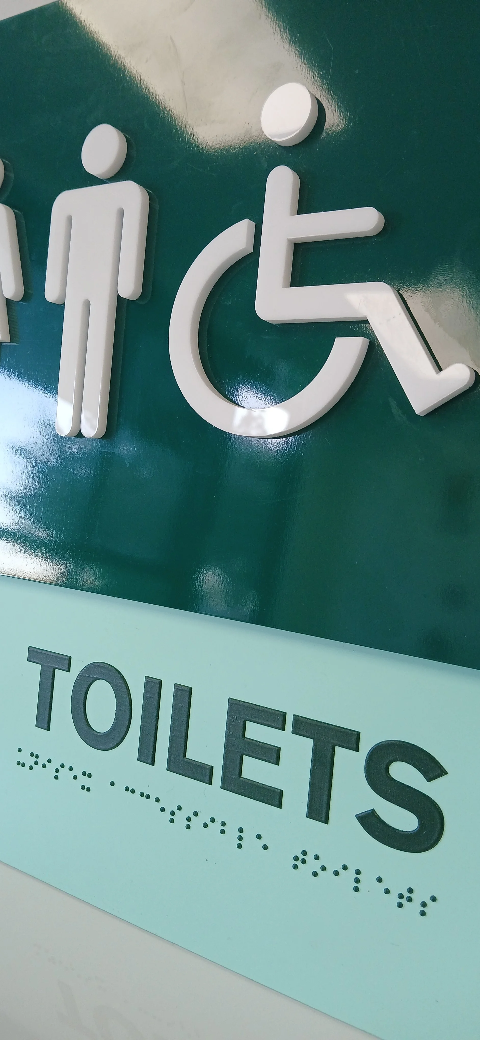 Low Vision braille sign