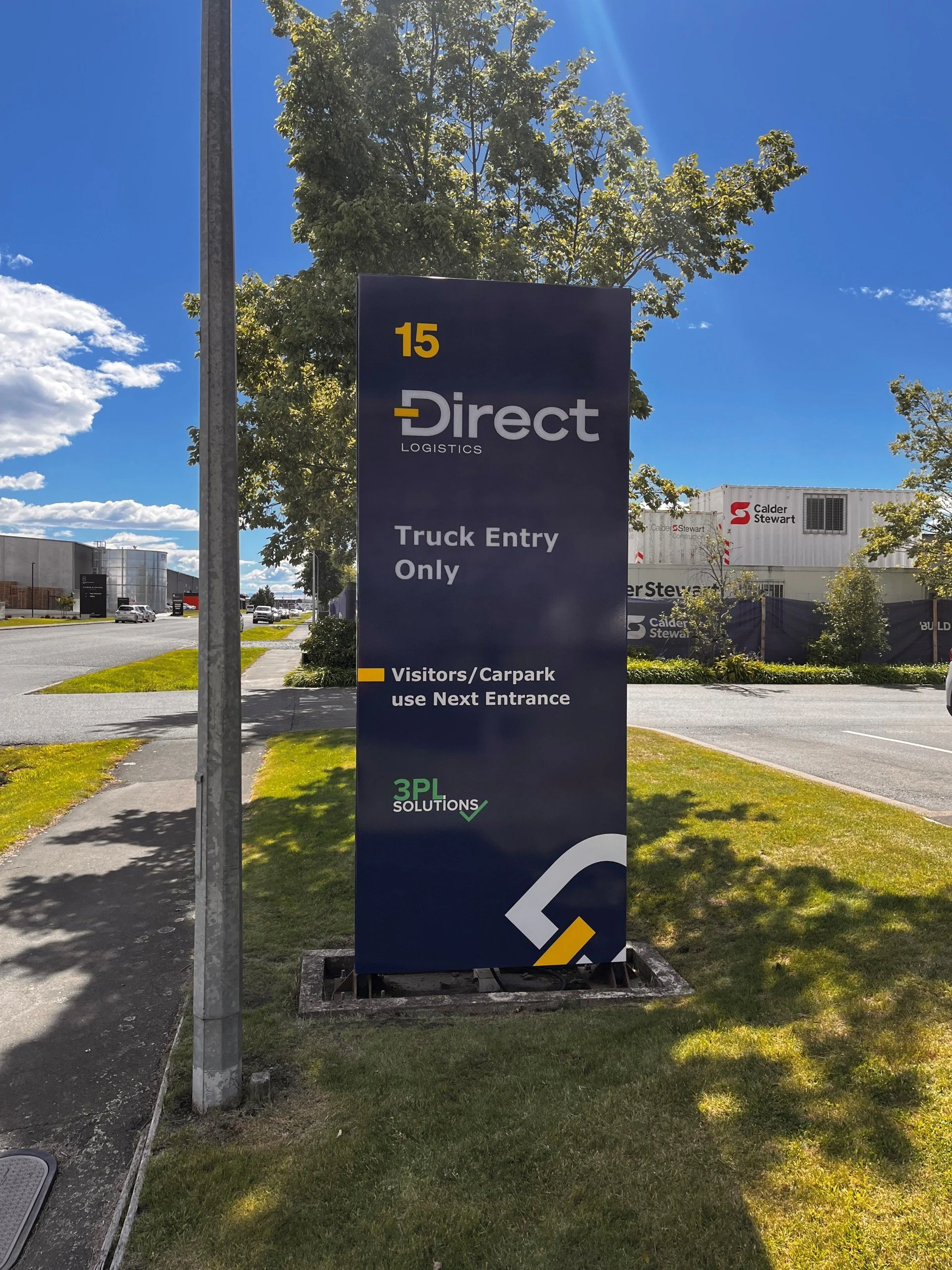 Direct Logistics directory plinth
