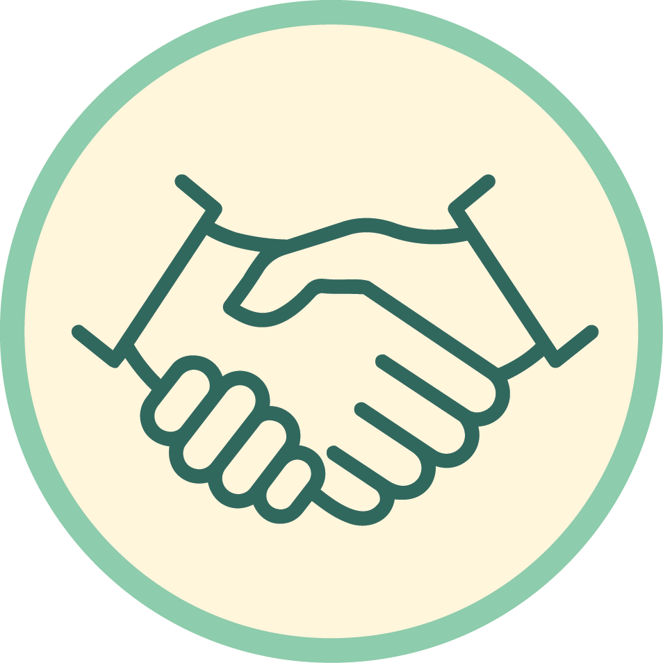 Assignment partnership icon