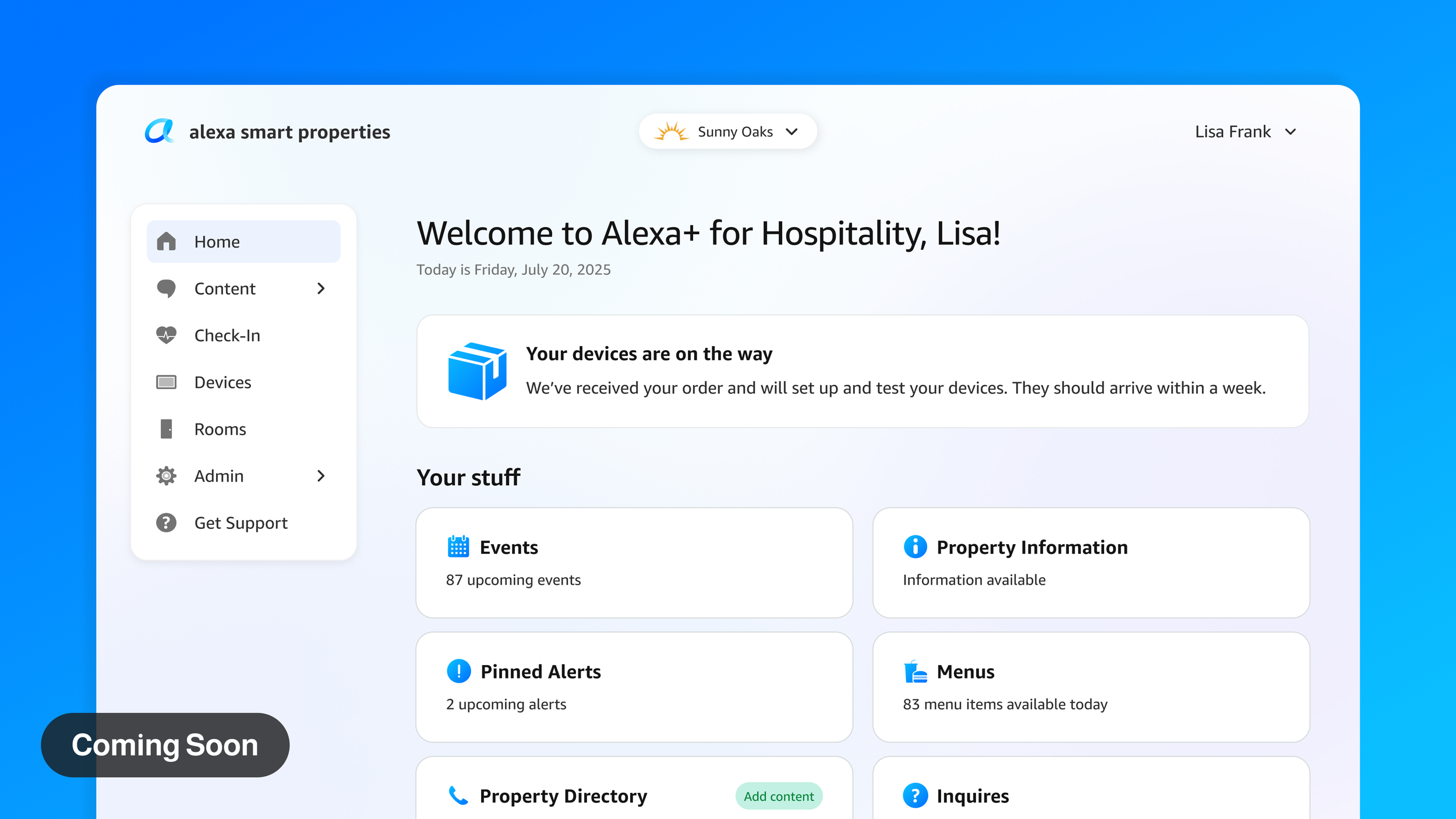 Redesigning Alexa's Enterprise Console — Enterprise Platform · Ongoing