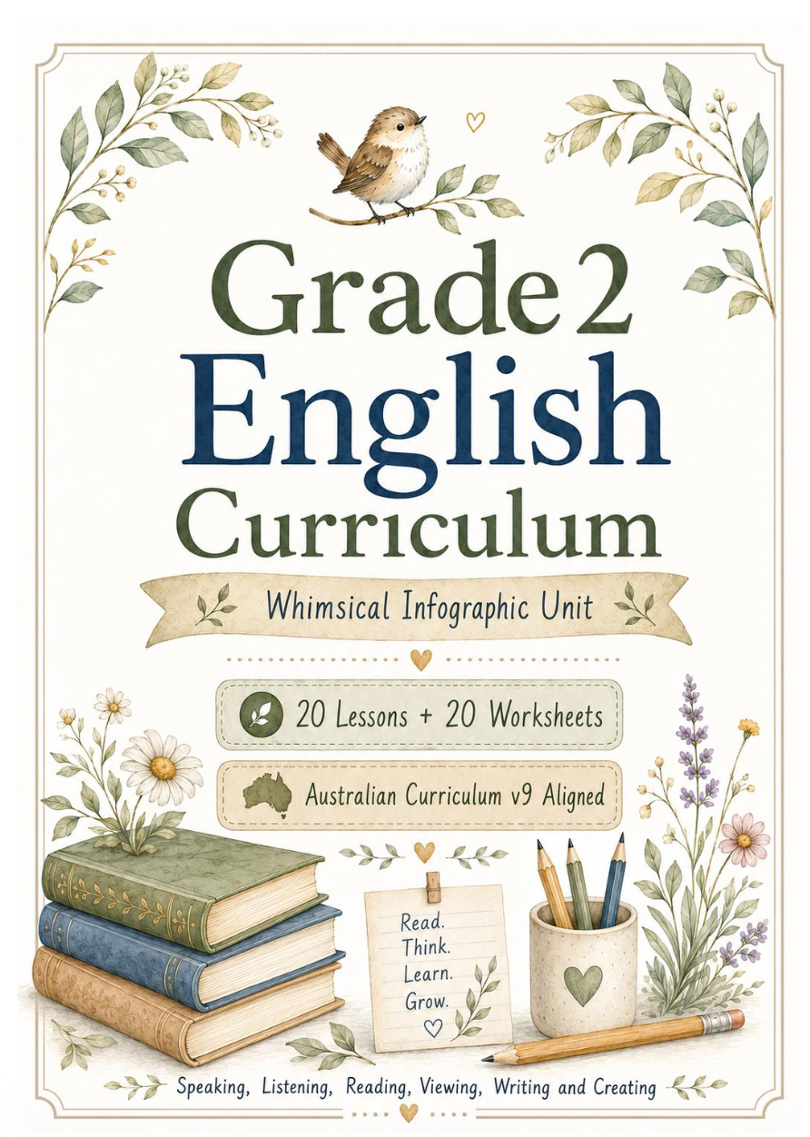 Grade 2 English One A Day Single Subject