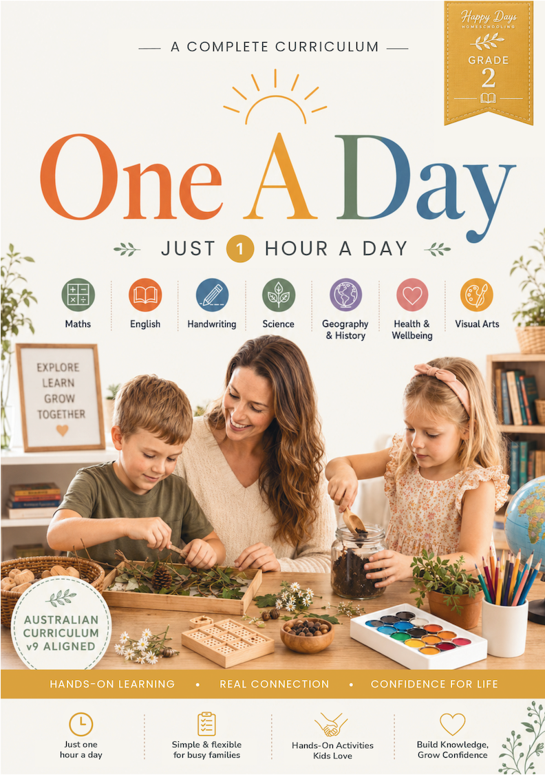 Grade 2 One-A-Day Complete Year Curriculum (Australian Curriculum v9 aligned)