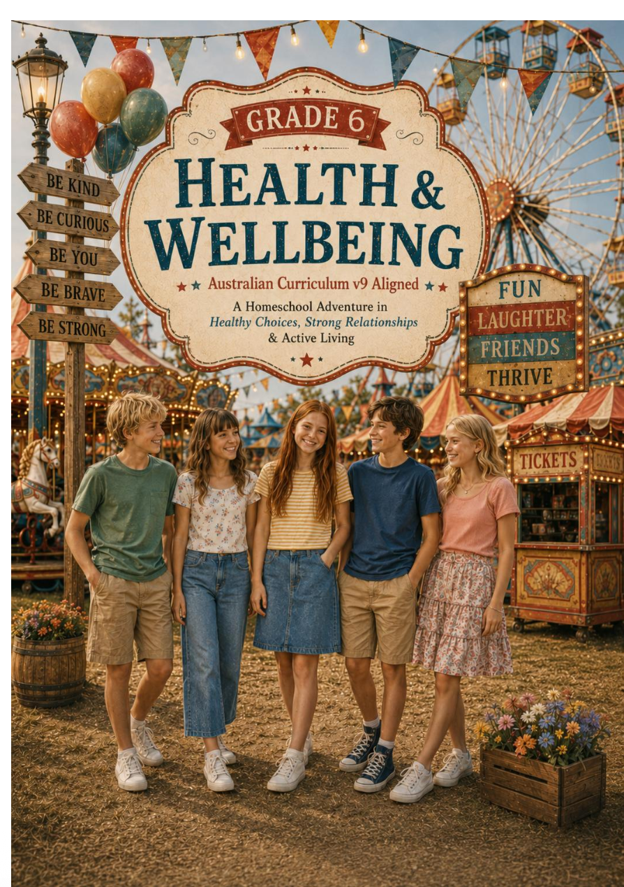 Grade 6 - Health & Wellbeing | Two A Day Complete Australian Homeschooling Curriculum