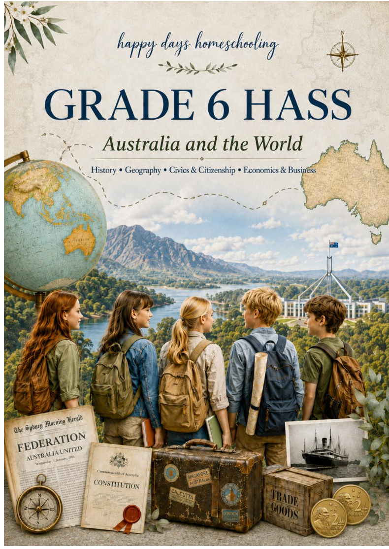 Grade 6 HASS (Humanities & Social Sciences) | Two A Day Homeschool Curriculum