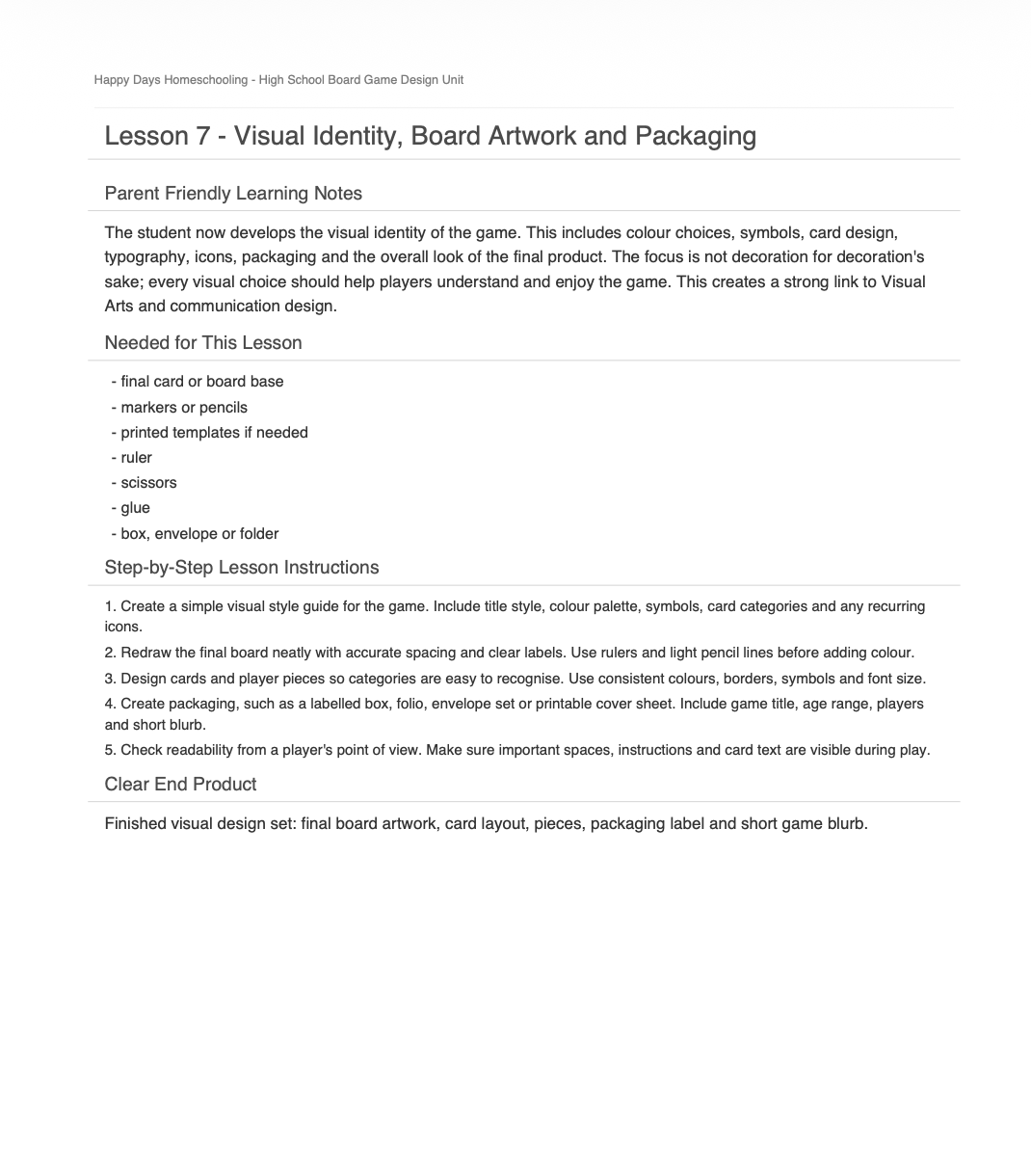 Board Game High School Sample Pg 1.png