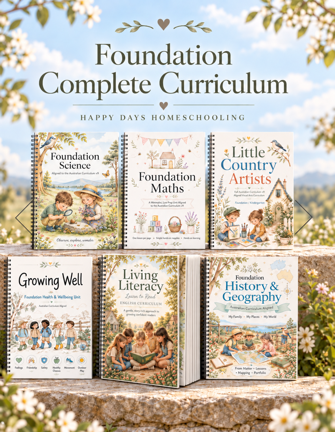 Foundation One-A-Day Complete PDF Full Year Curriculum (Australian Curriculum v9 aligned)