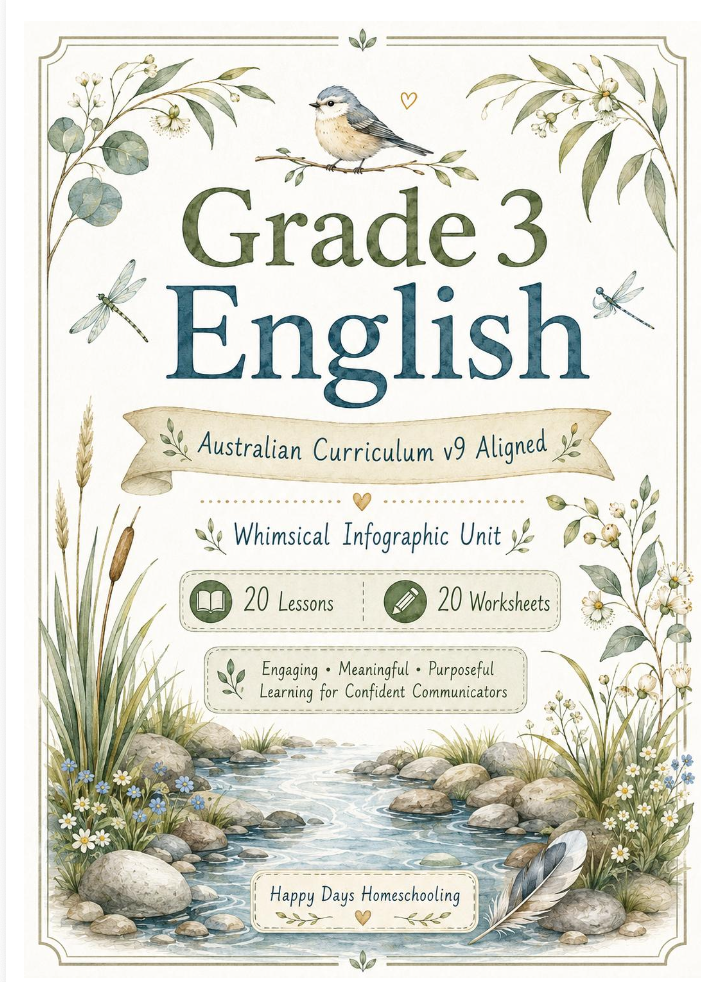 Grade 3 English One A Day Single Subject