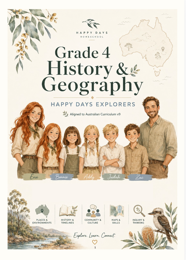 Grade 4 History & Geography Two A Day Single Subject