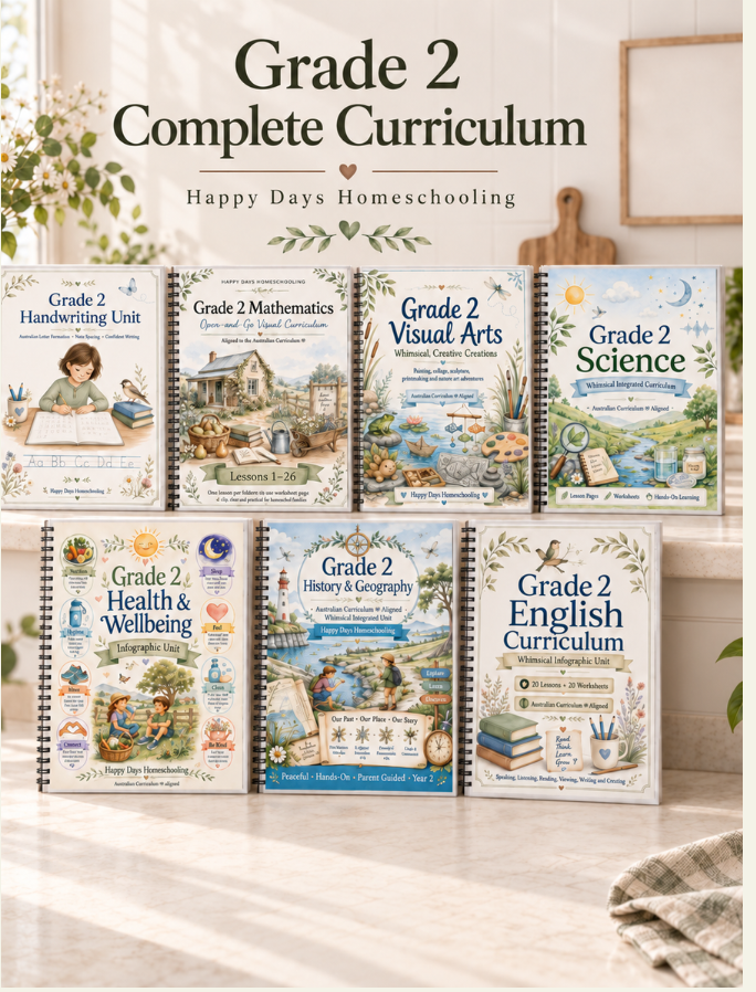 Grade 2 One-A-Day Complete PDF Year Curriculum (Australian Curriculum v9 aligned)