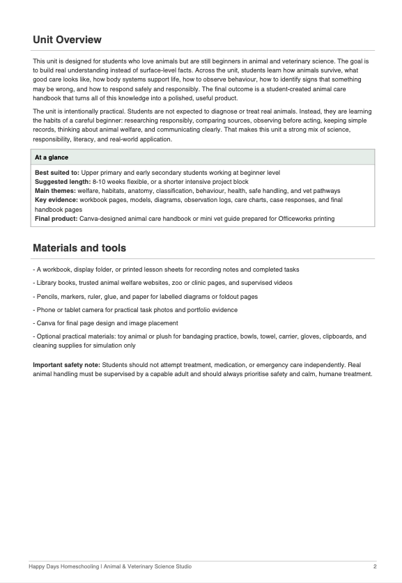Animal Vet Science Sample Page 2.png