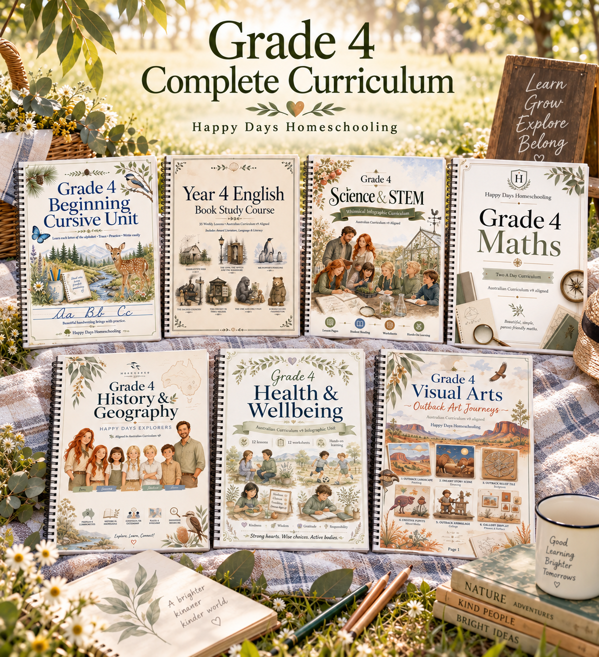 Grade 4 — Complete Year Curriculum Hardcopy