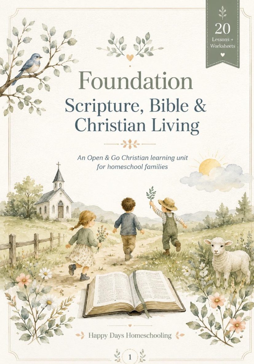 Kindergarten Scripture Studies Single Subject