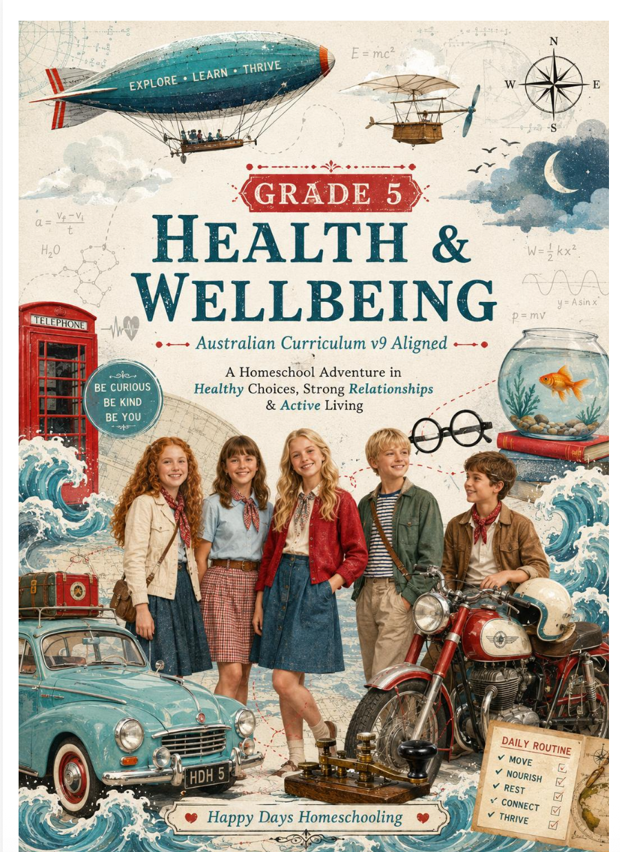 Grade 5 - Health & Wellbeing Two A Day Complete Curriculum
