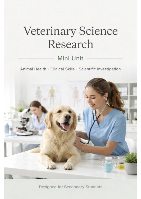 Vet Science Extensive Unit (Grades 7-12)