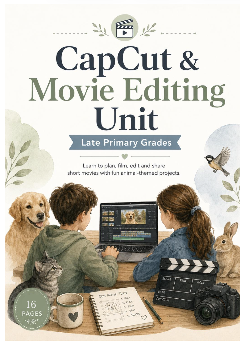 The Ultimate CapCut Animal Movie-Making Homeschool Unit (Late Primary - High School)