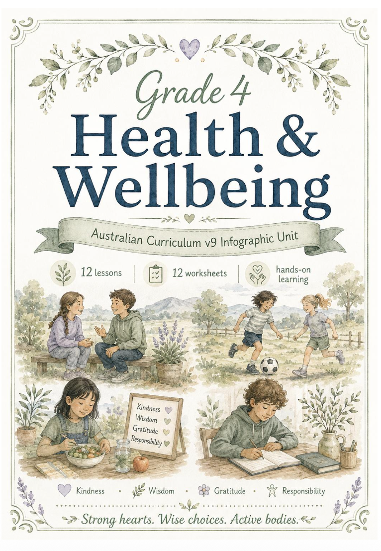 Grade 4 Health & Wellbeing Two A Day Single Subject