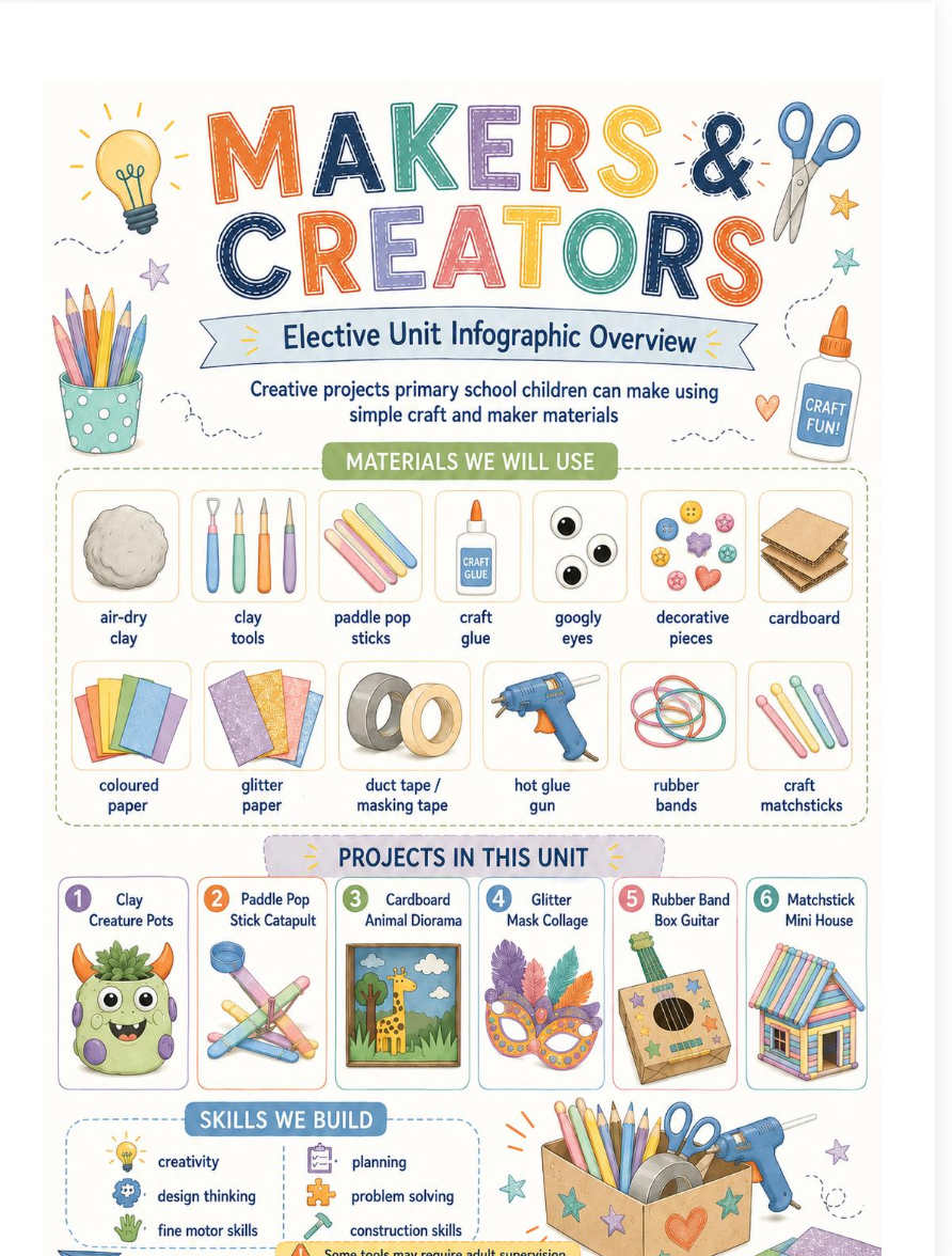 Creative Builder Homeschool Unit Study (K-7)