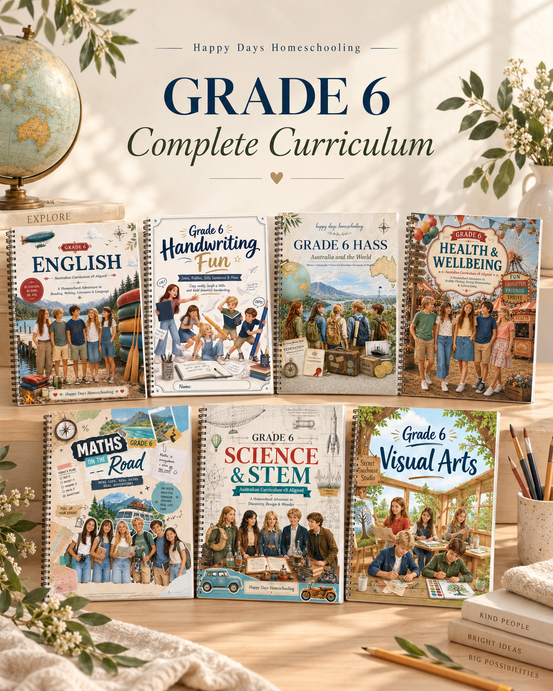 Grade 6 — Complete Year Curriculum Hardcopy