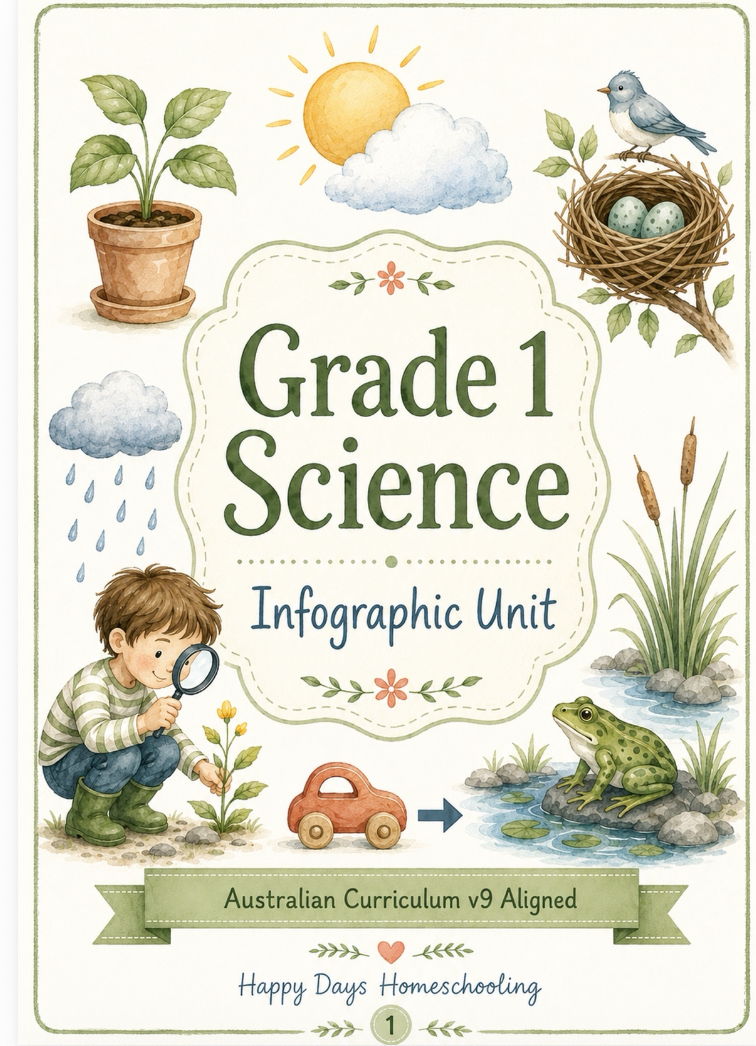 Grade 1 Complete Year Curriculum Hardcopy