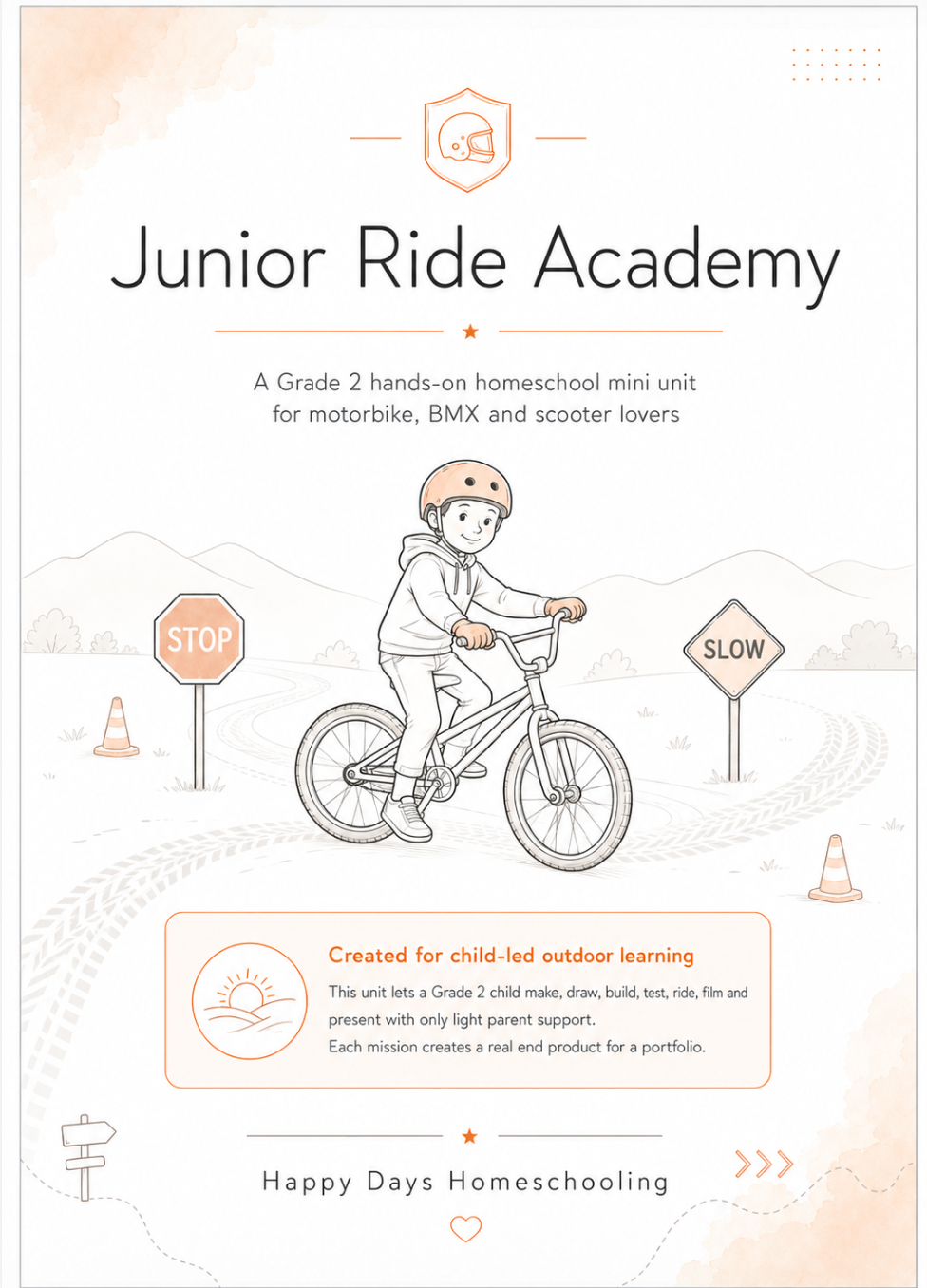 Junior Ride Academy Hands-On Australian Homeschool Unit (Primary Grades K-6)